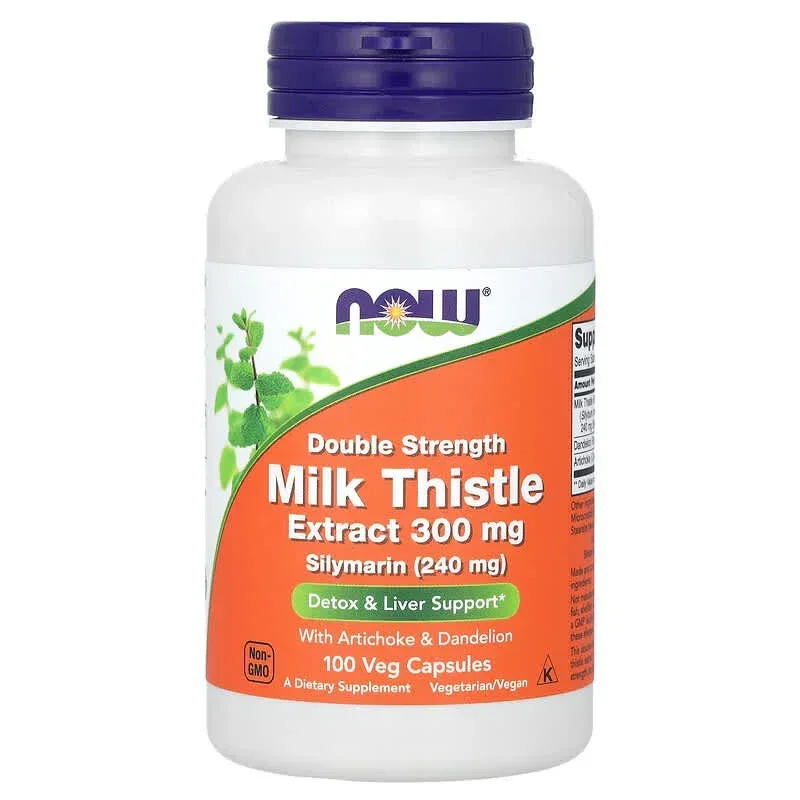 NOW Foods, Milk Thistle Extract 300 mg & 750 mg - Image 4