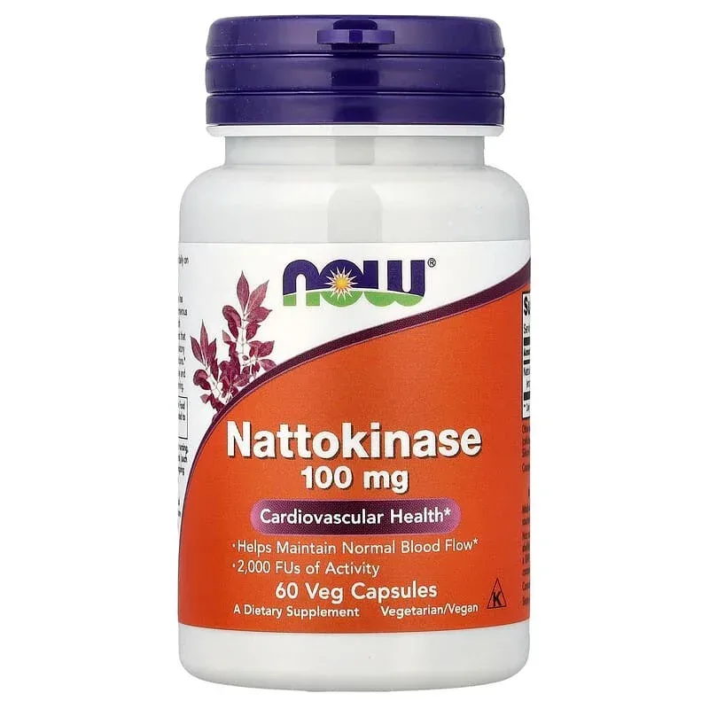 NOW Foods, Nattokinase, 100 mg, Veg Capsules