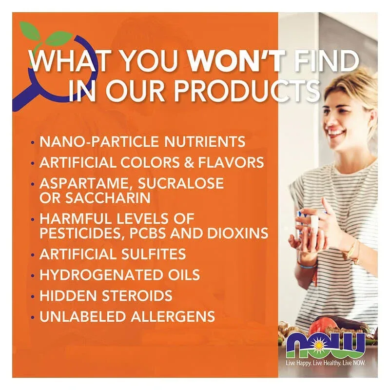 NOW Foods, Olive Leaf Extract With Echinacea Extract, 100 Veg Capsules - Image 5