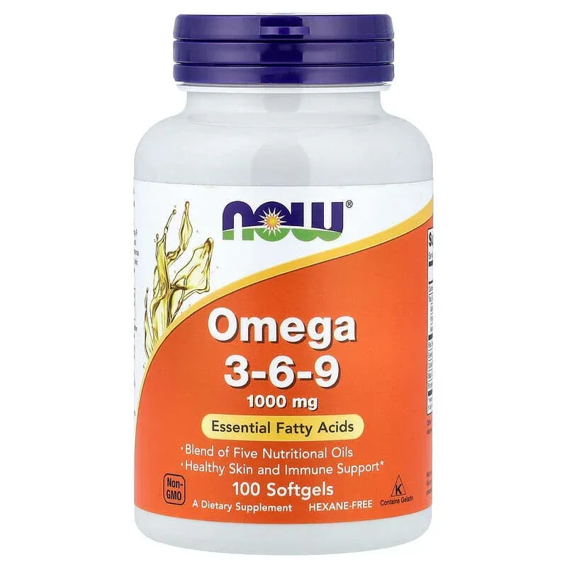 NOW Foods, Omega 3-6-9, Softgel