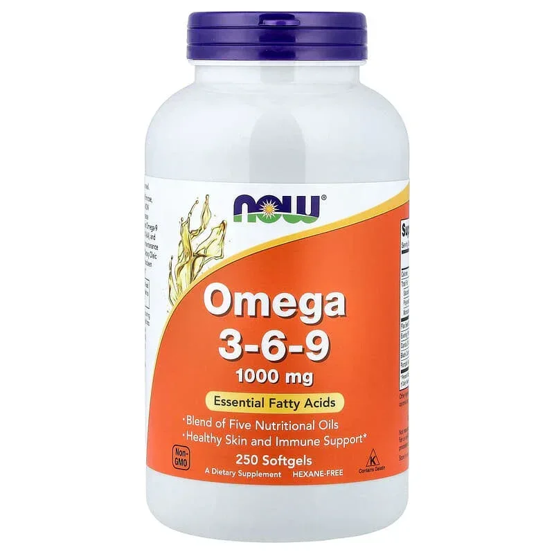 NOW Foods, Omega 3-6-9, Softgel - Image 6