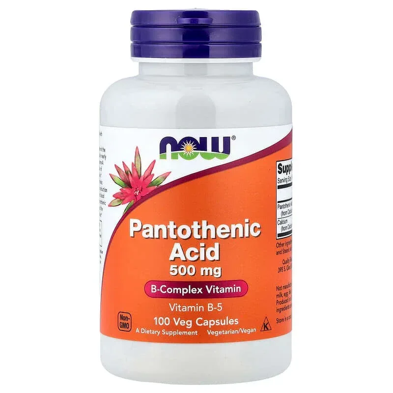 NOW Foods, Pantothenic Acid, 500 mg