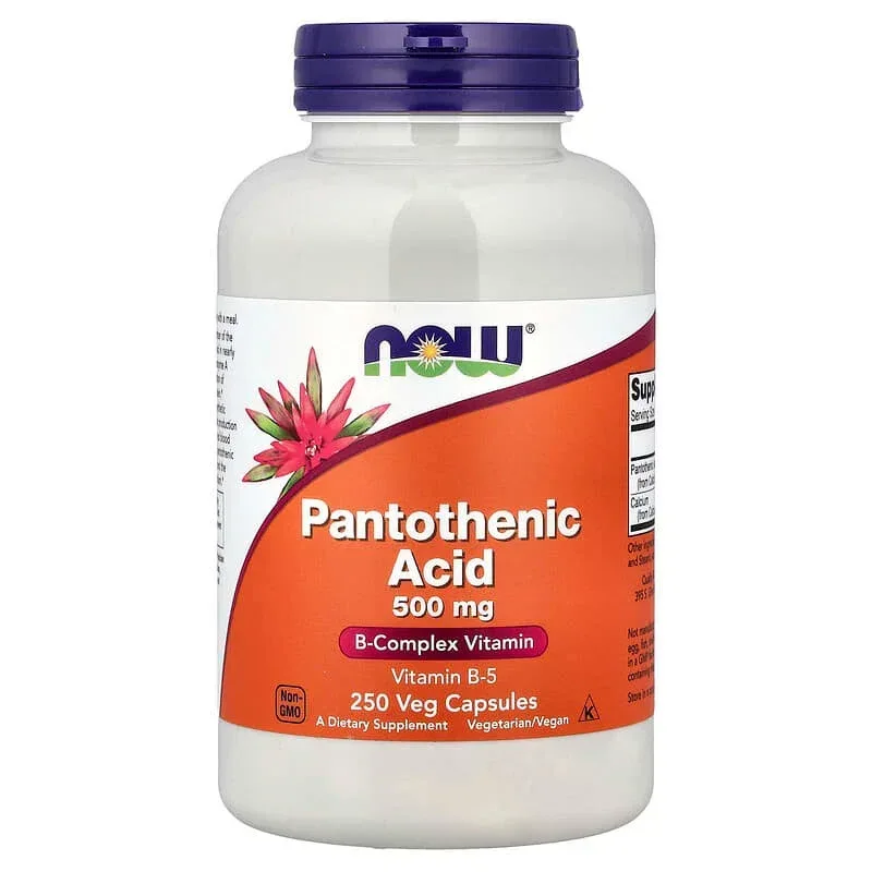 NOW Foods, Pantothenic Acid, 500 mg - Image 7