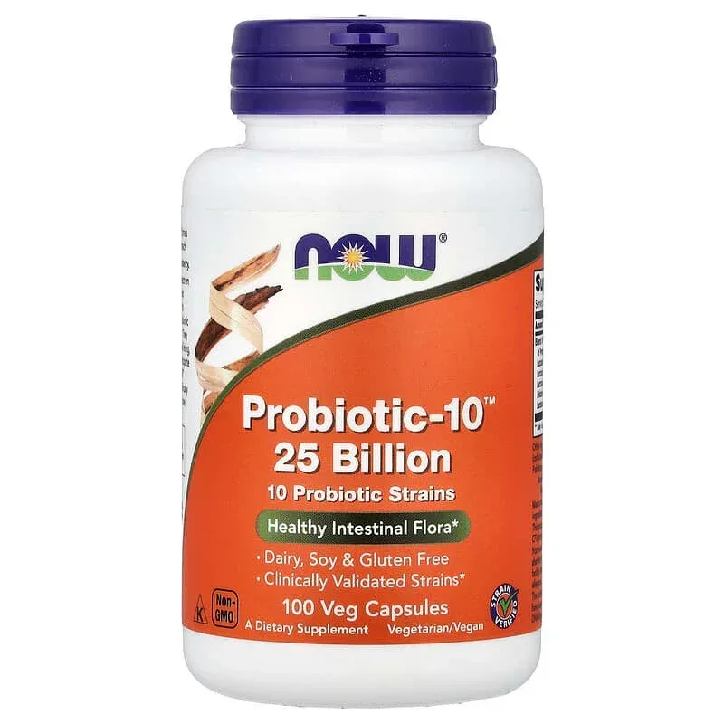 NOW Foods, Probiotic-10™ 25 Billion, 50 Billion, & 100 Billion - Image 7