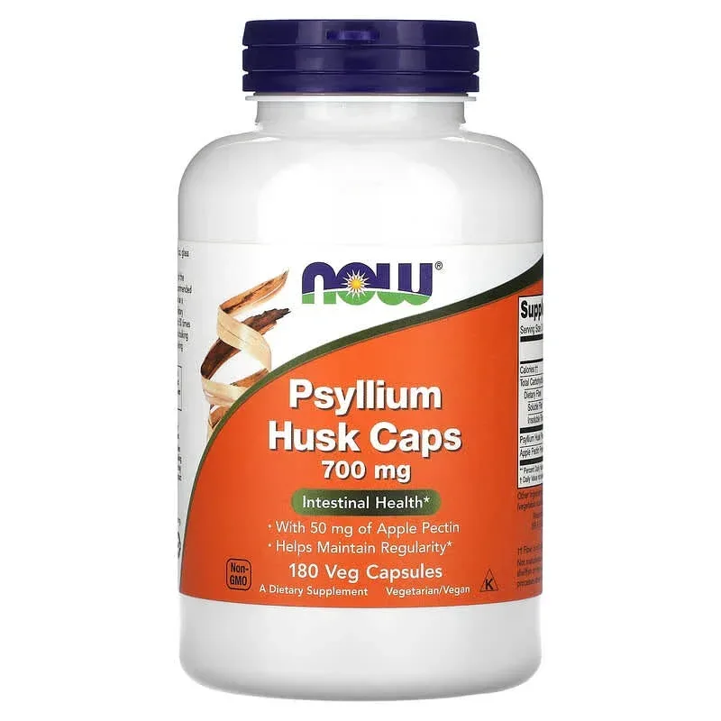 NOW Foods, Psyllium Husk Caps, 500mg & 700 mg (0.5 g per Capsule) - Image 14