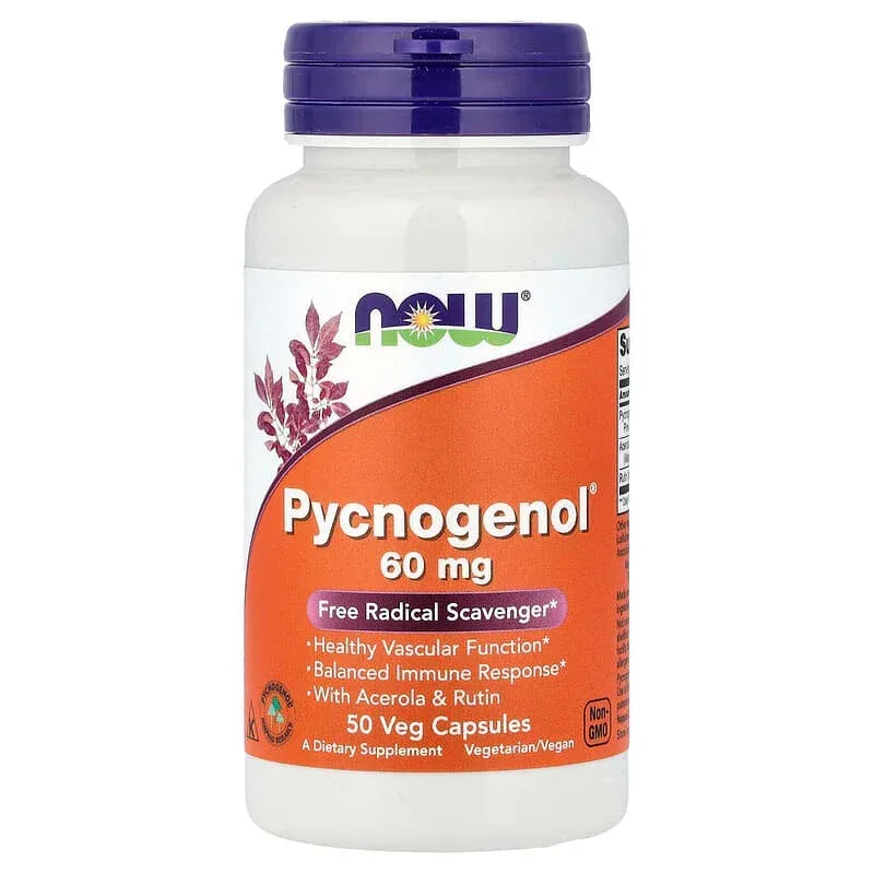 NOW Foods, Pycnogenol® With Bioflavonoids, Veg Capsules - Image 13