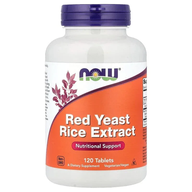 NOW Foods, Red Yeast Rice Extract, Tablets - Image 7