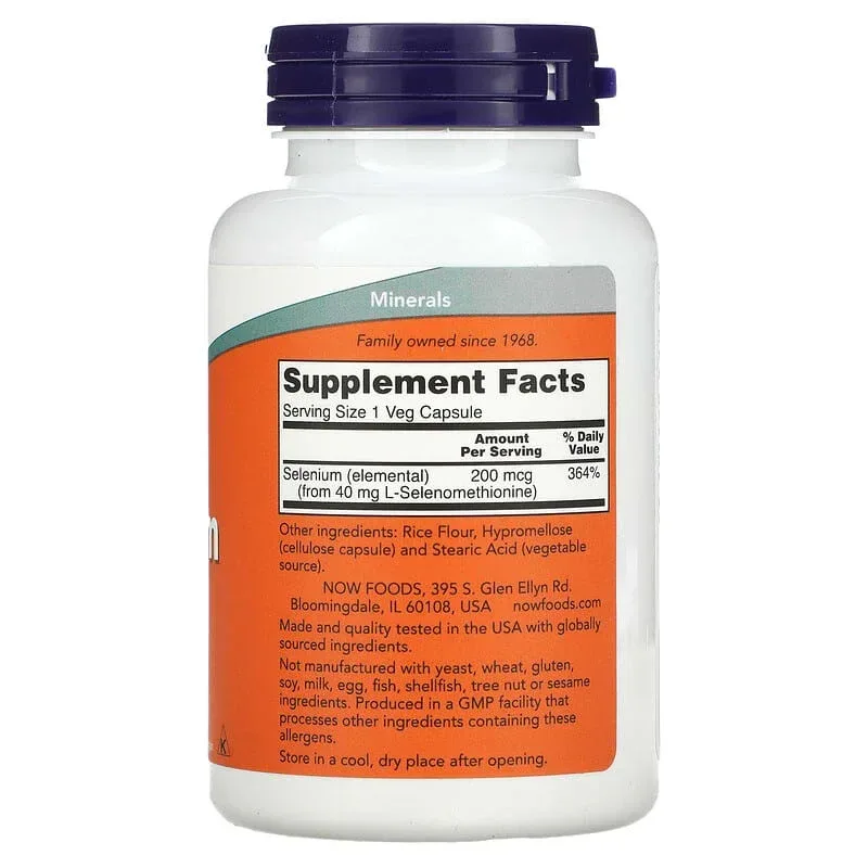 NOW Foods, Selenium, 200 mcg - Image 10