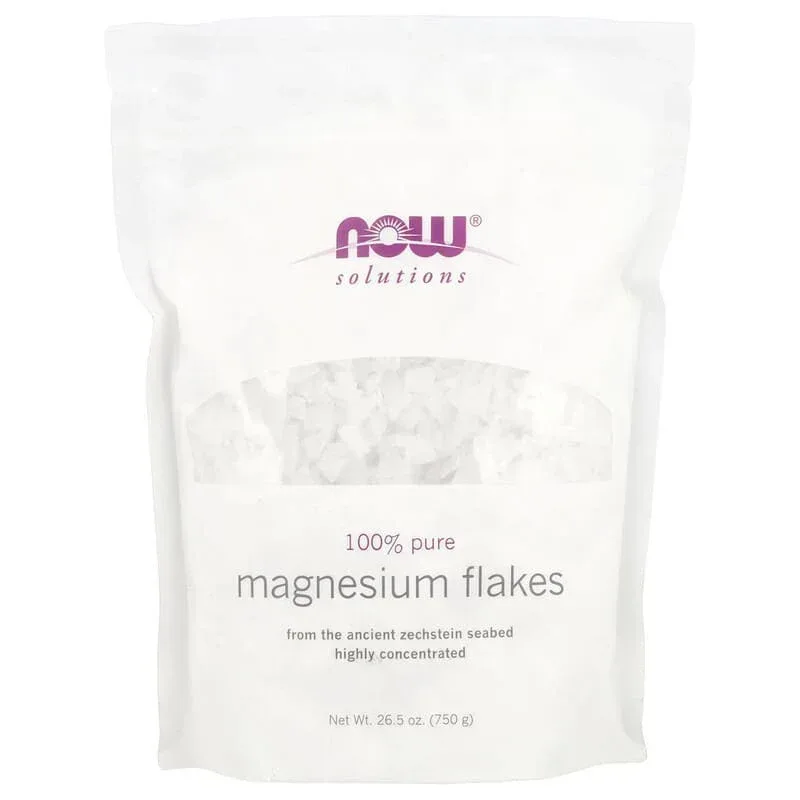 NOW Foods, Solutions, Magnesium Flakes