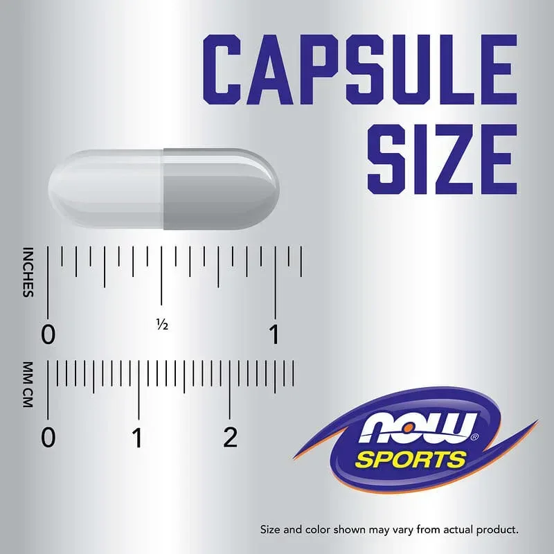 NOW Foods, Sports, Amino Complete™, 120 Veg Capsules - Image 3