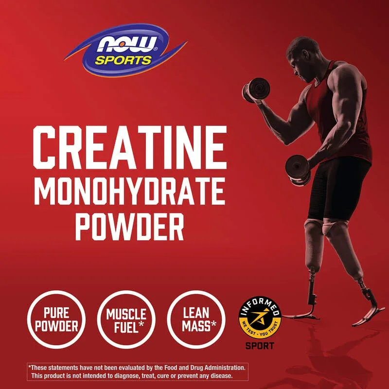 NOW Foods, Sports, Creatine Monohydrate - Image 4