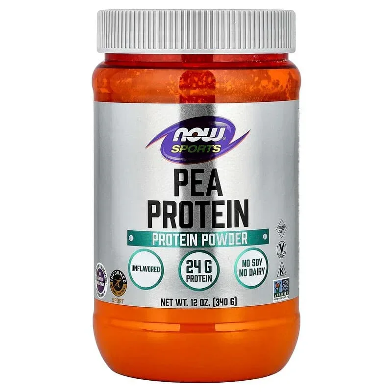 NOW Foods, Sports, Pea Protein Powder, Creamy Chocolate, 2 lbs (907 g) - Image 11