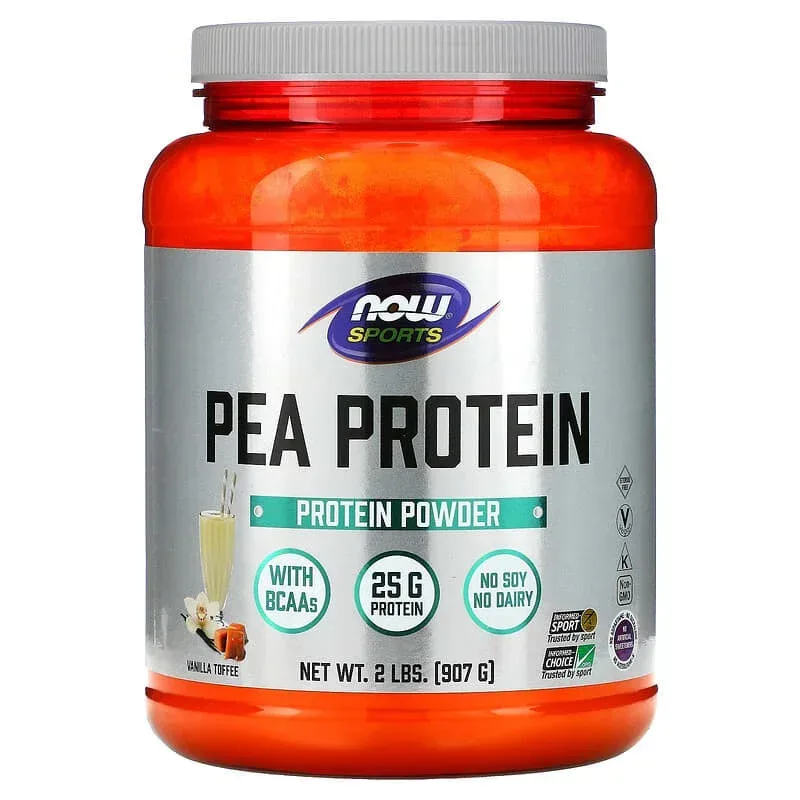 NOW Foods, Sports, Pea Protein Powder, Creamy Chocolate, 2 lbs (907 g) - Image 16