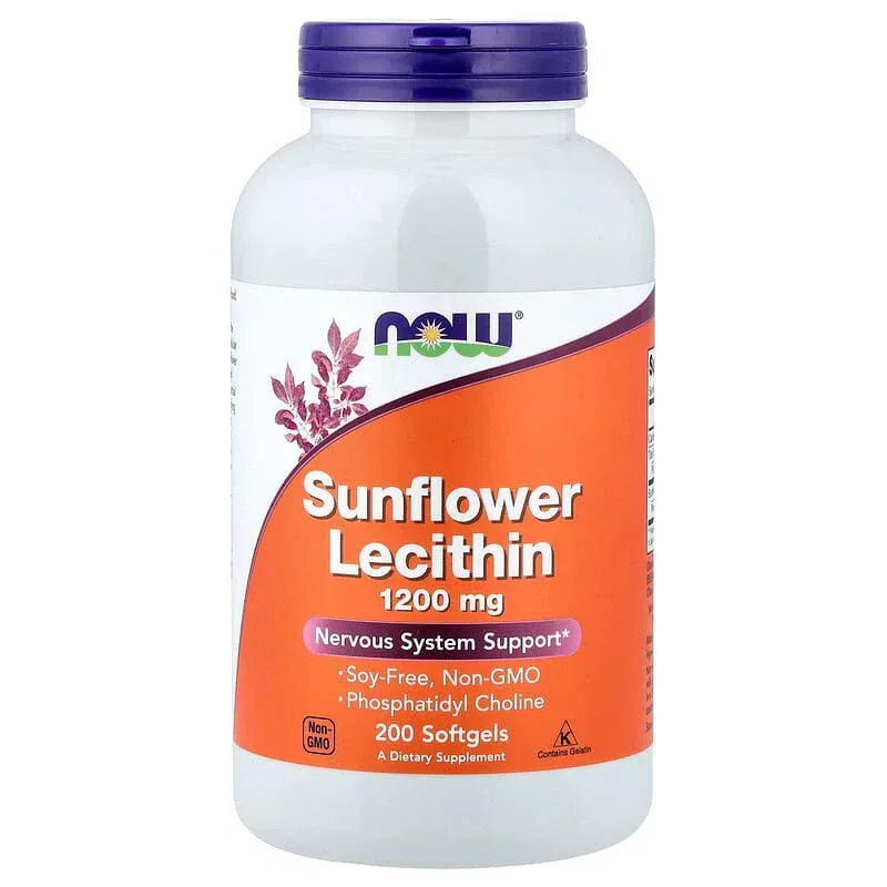 NOW Foods, Sunflower Lecithin, 1,200 mg - Image 7