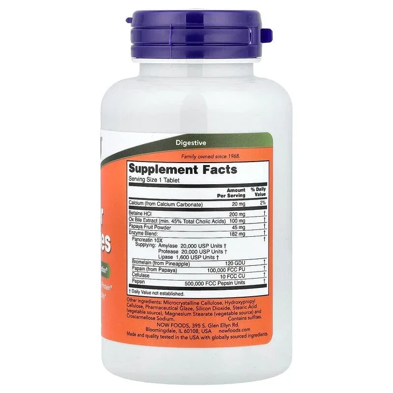 NOW Foods, Super Enzymes, Tablets - Image 2
