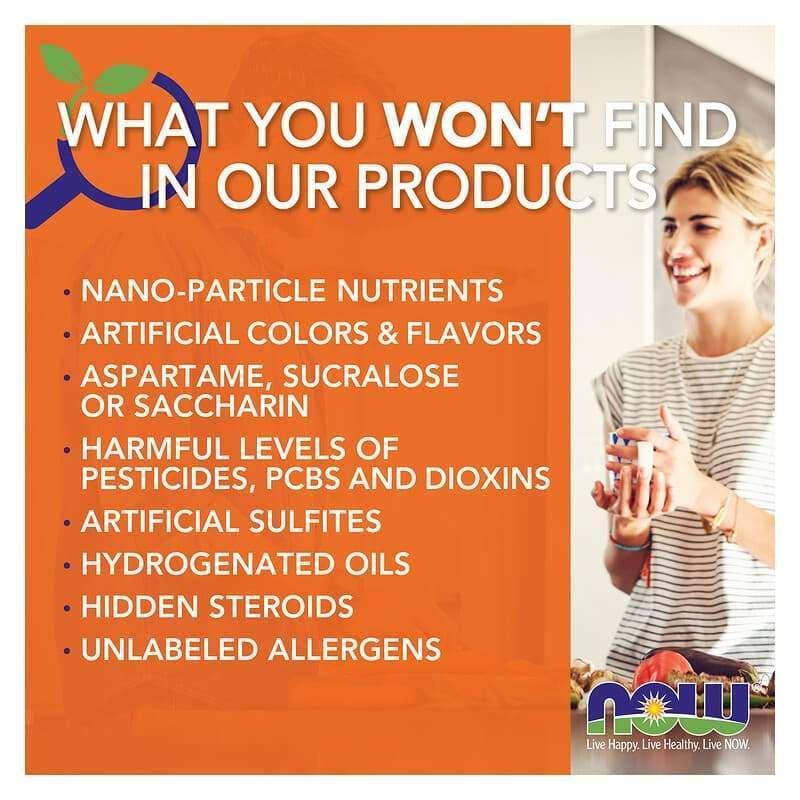 NOW Foods, Taurine, 1,000 mg, 100 Veg Capsules - Image 7