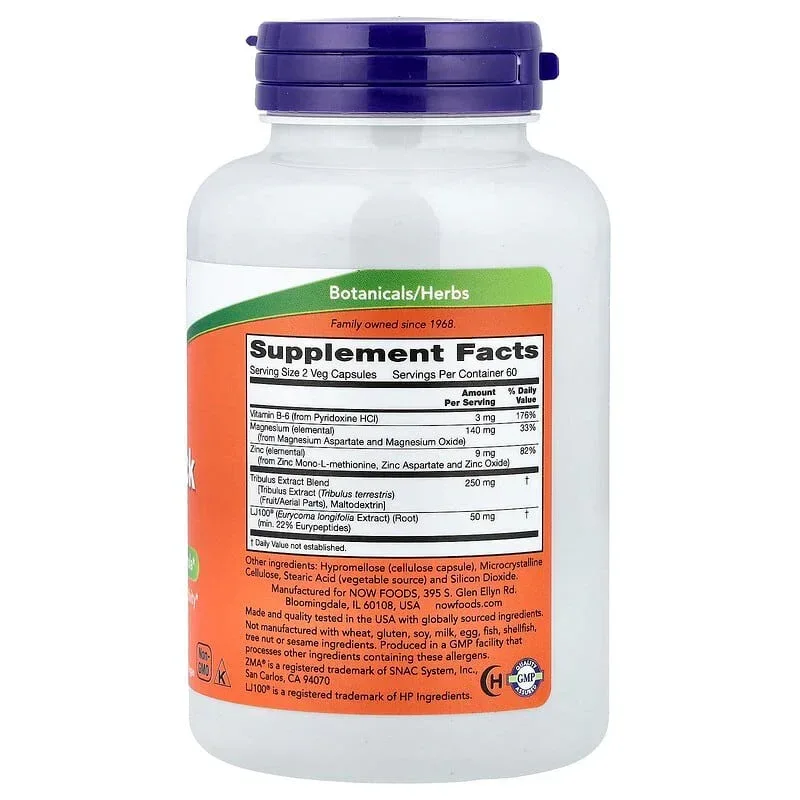 NOW Foods, TestoJack, Veg Capsules - Image 7