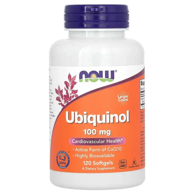 NOW Foods, Ubiquinol, 100 mg & 200 mg - Image 6