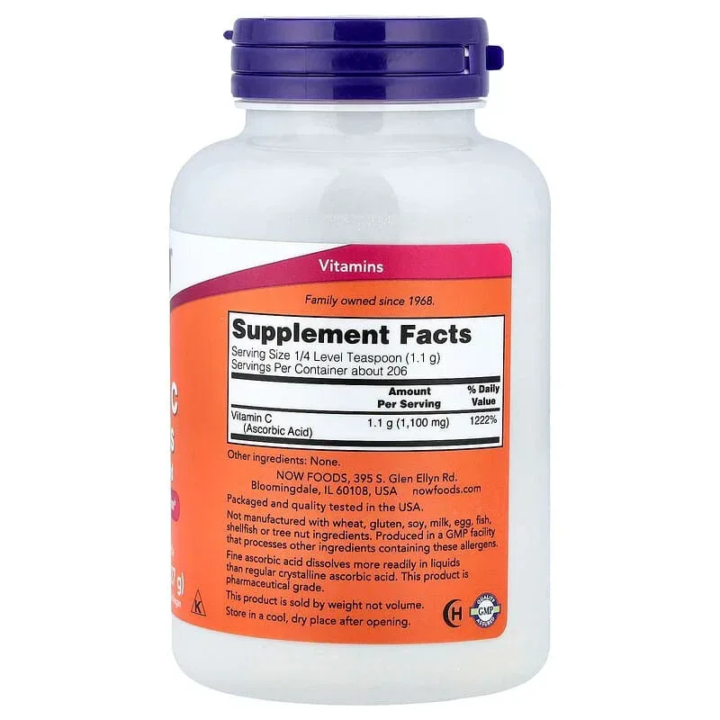 NOW Foods, Vitamin C Crystals - Image 12