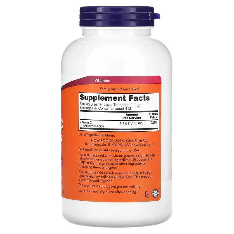 NOW Foods, Vitamin C Crystals - Image 2