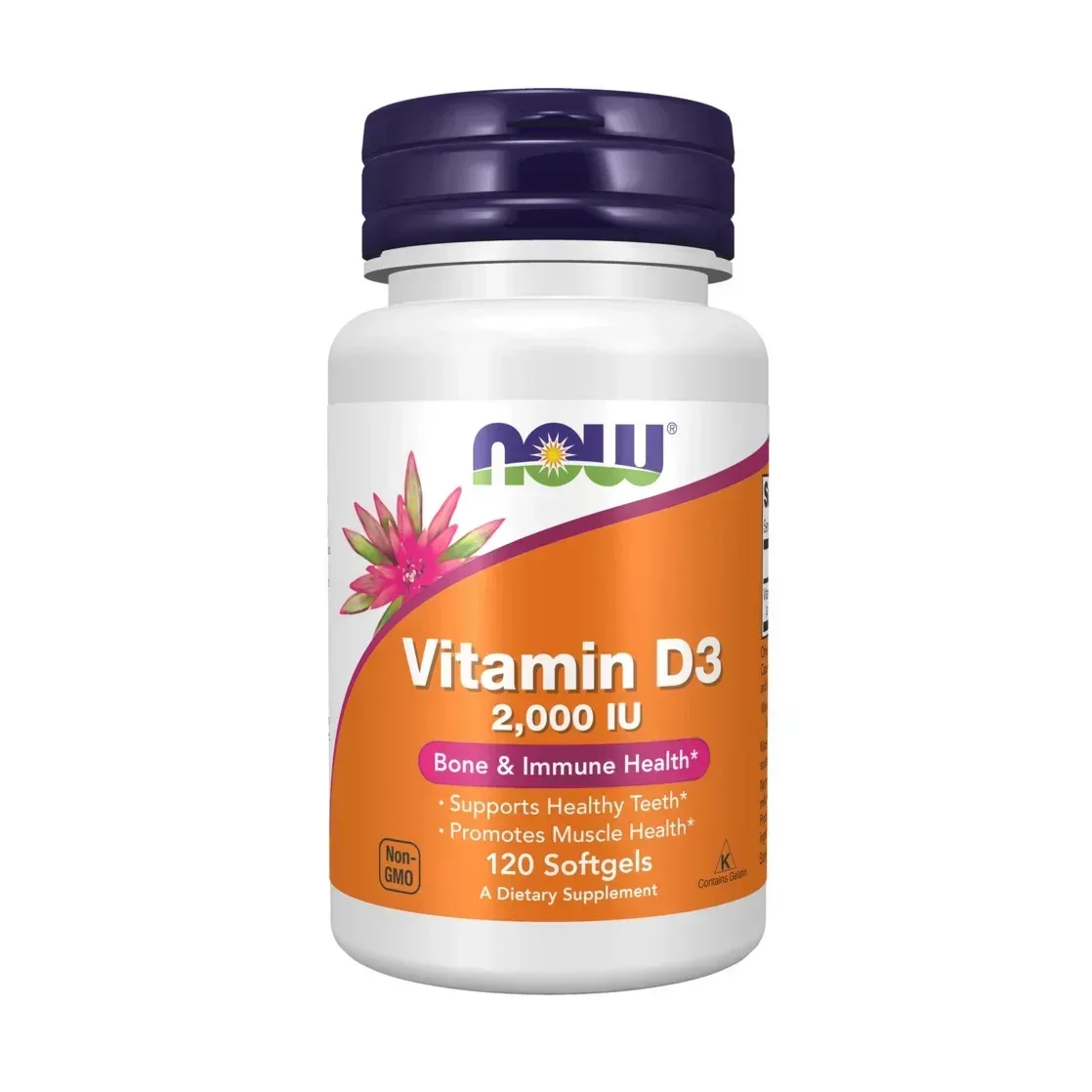 NOW Foods, Vitamin D-3, High Potency, 125 mcg (5,000 IU), 120 Softgels - Image 9
