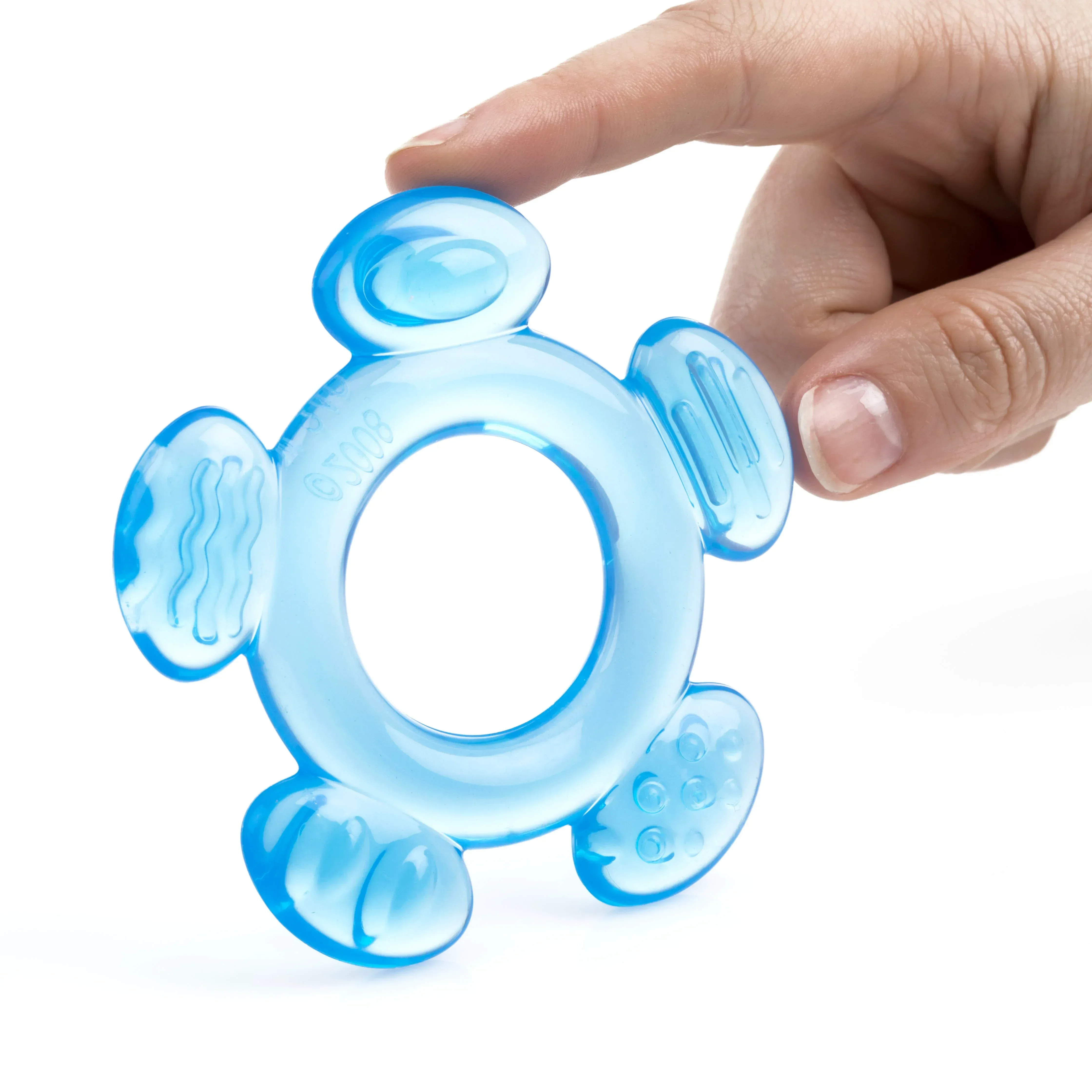 Nuby 3-Step Soothing Teether Set for Infants, Green/Blue/Yellow Unisex Baby Teethers, 3 Count - Image 10