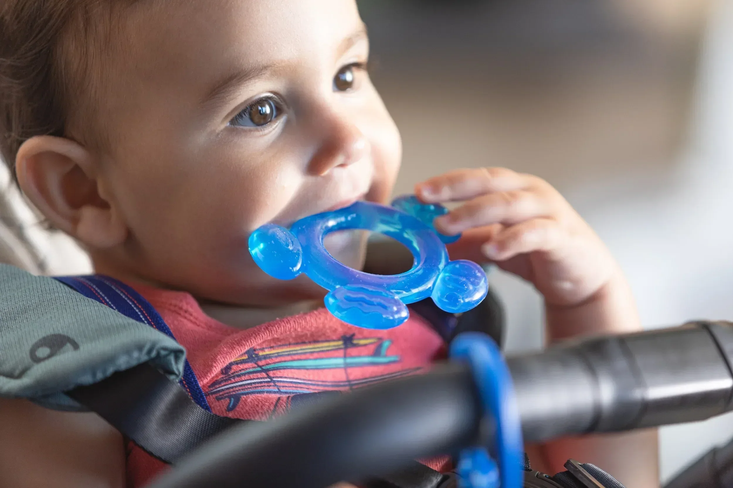 Nuby 3-Step Soothing Teether Set for Infants, Green/Blue/Yellow Unisex Baby Teethers, 3 Count - Image 11