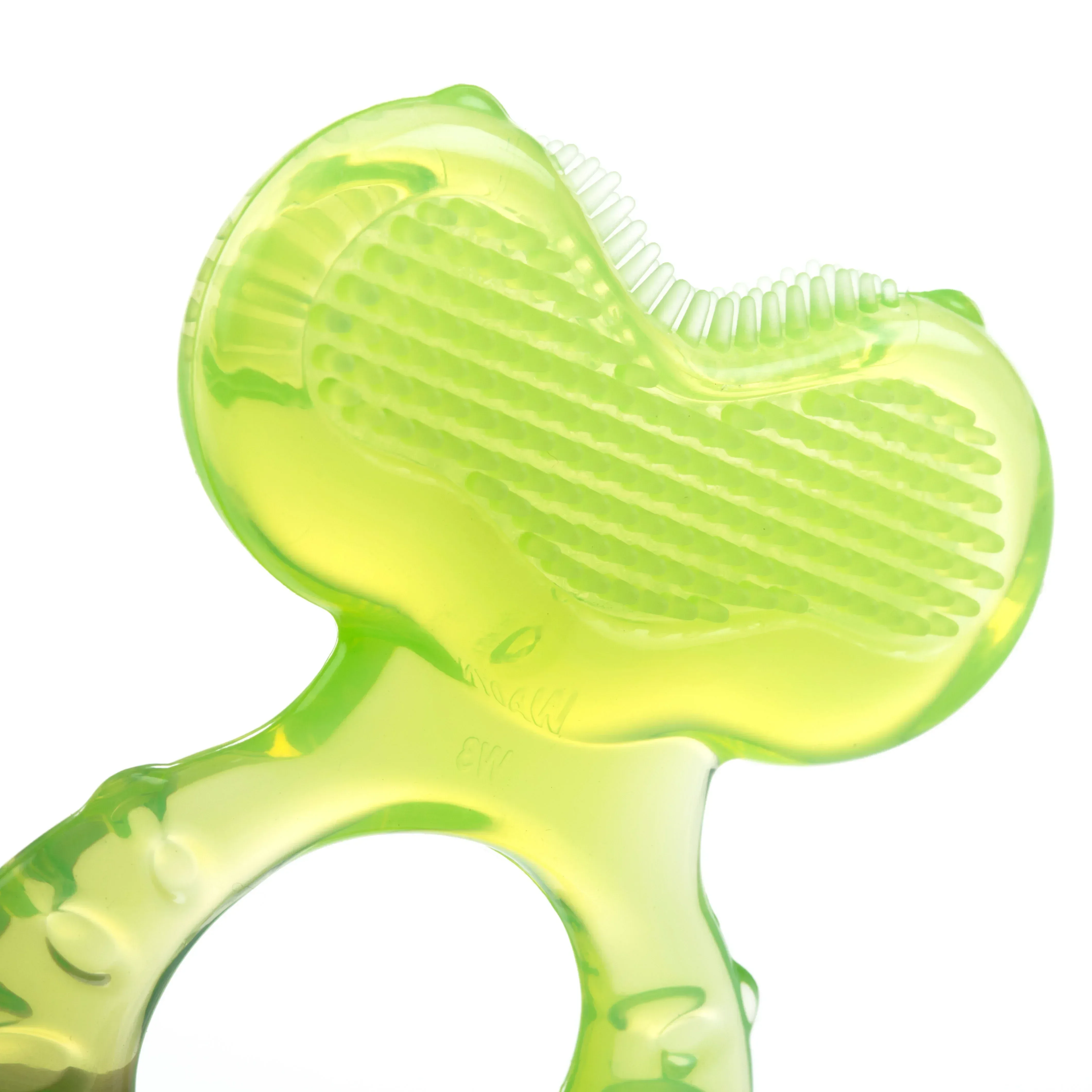 Nuby 3-Step Soothing Teether Set for Infants, Green/Blue/Yellow Unisex Baby Teethers, 3 Count - Image 2