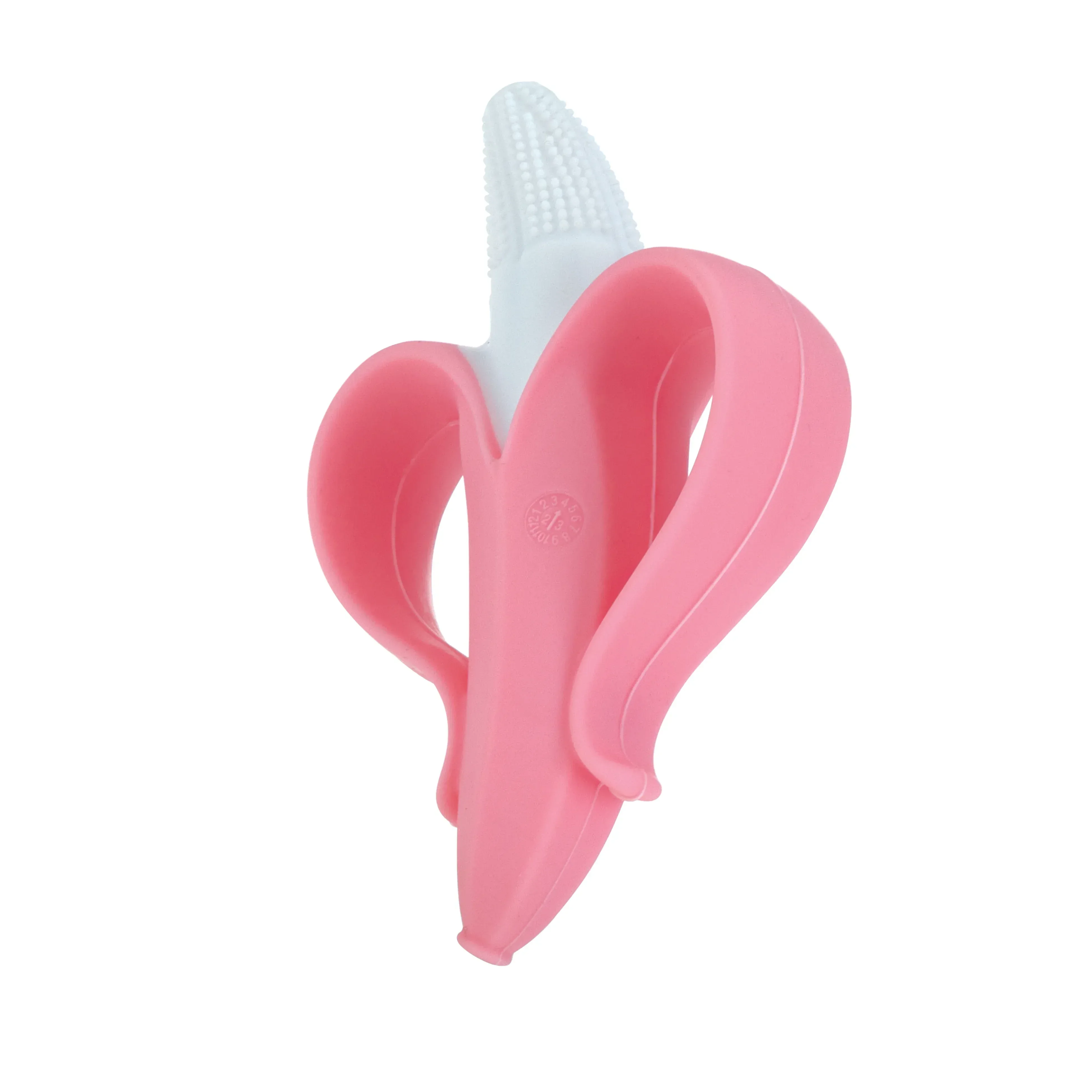 Nuby NanaNubs Banana Massaging Toothbrush for Infants, Pink - Image 5