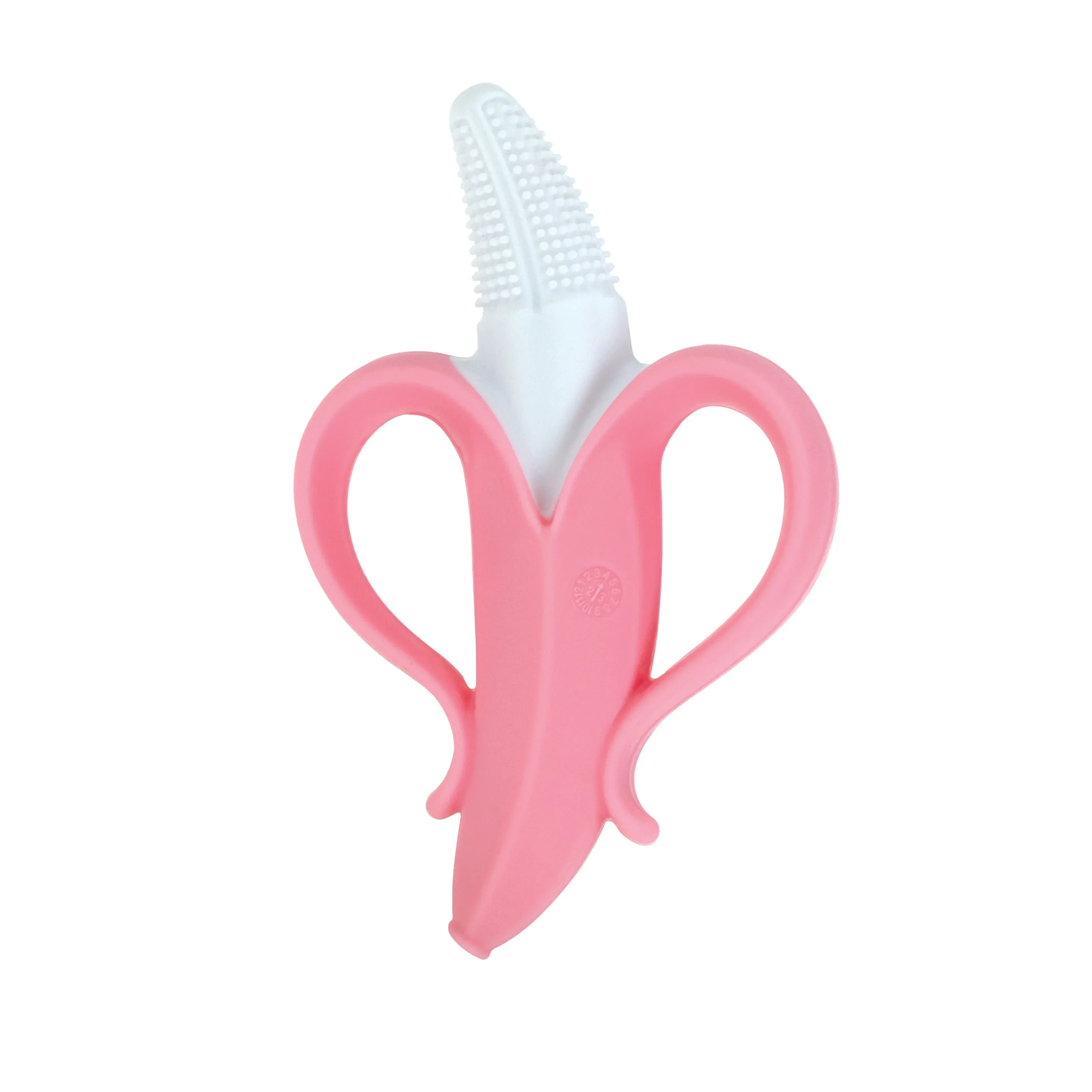 Nuby NanaNubs Banana Massaging Toothbrush for Infants, Pink - Image 6