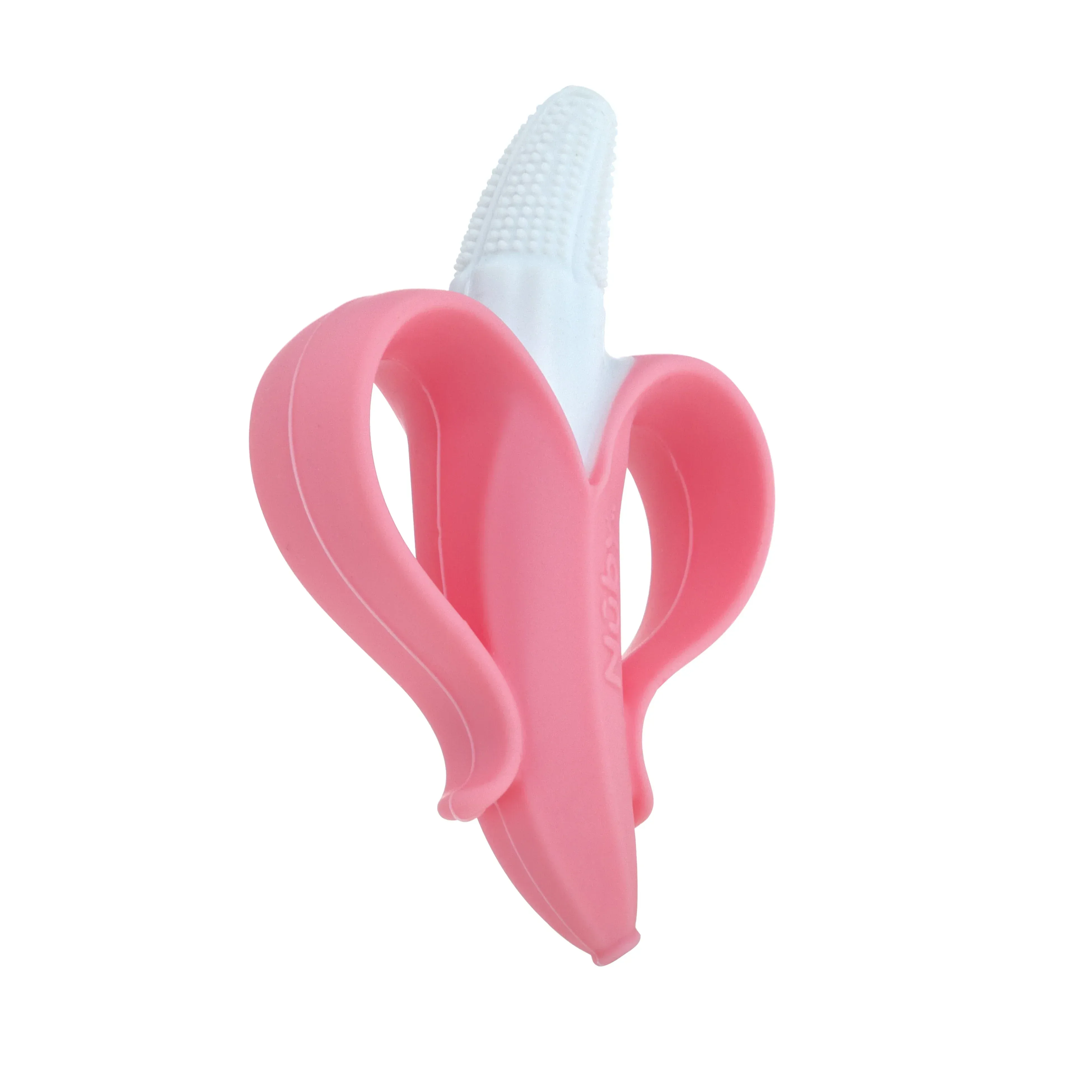 Nuby NanaNubs Banana Massaging Toothbrush for Infants, Pink - Image 7