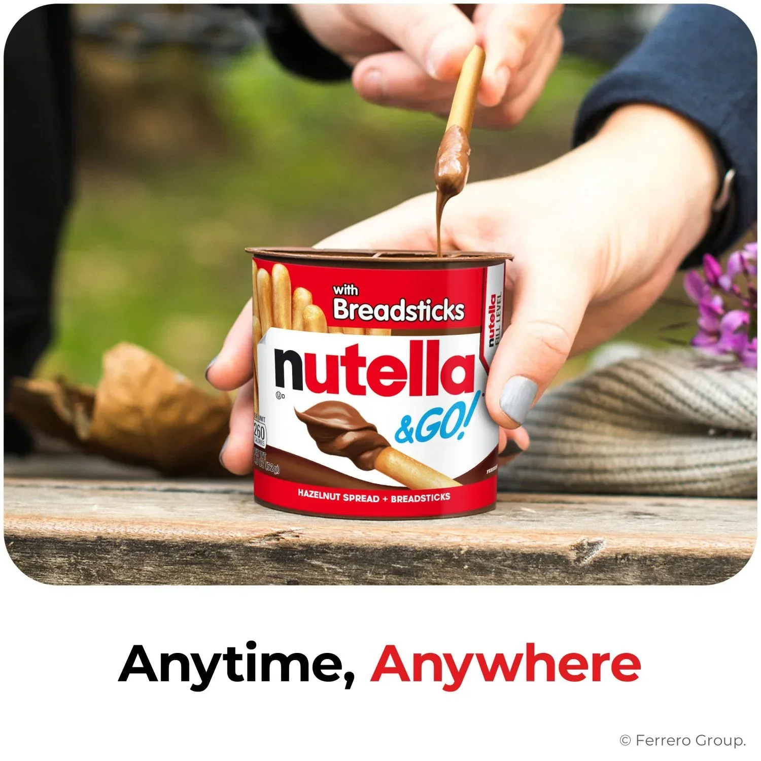 Nutella & GO! Hazelnut and Cocoa Spread + Breadsticks, 1.8 oz., 16 pk. - Image 5
