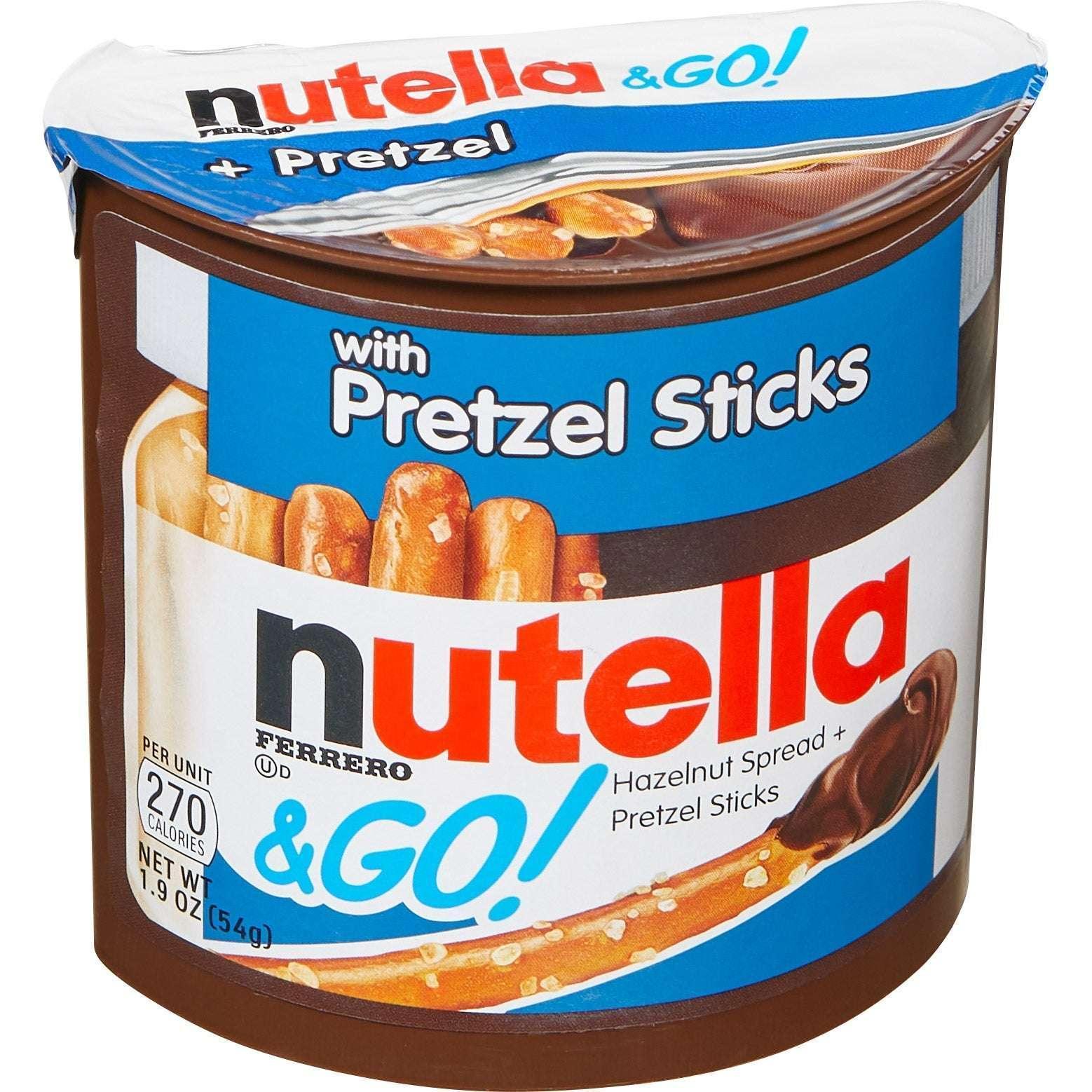 Nutella & GO! Hazelnut and Cocoa Spread With Pretzels, 1.9 oz, 16 Pack - Image 6