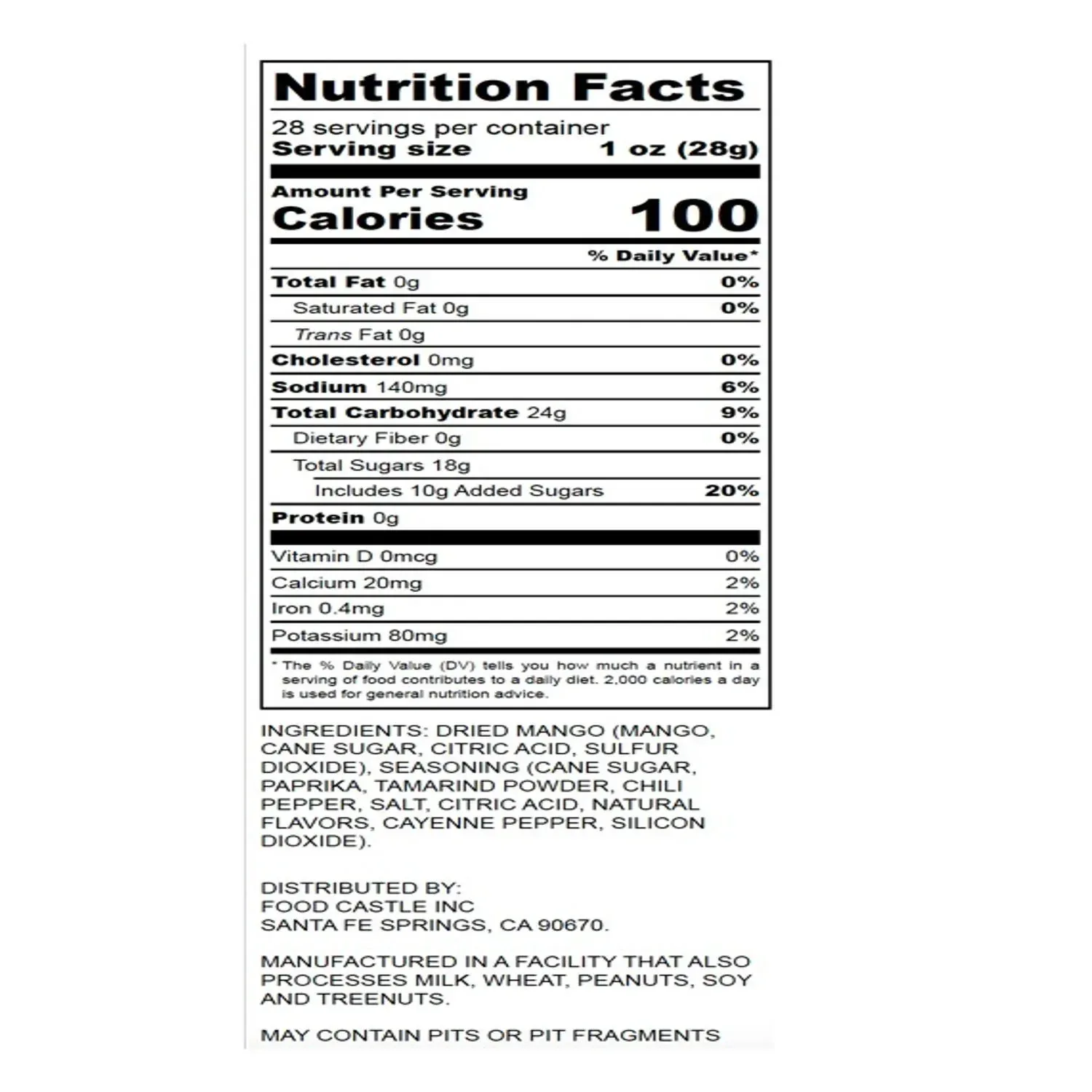 Nutty & Fruity Chili Tamarind Mango, 28 oz. - Image 2