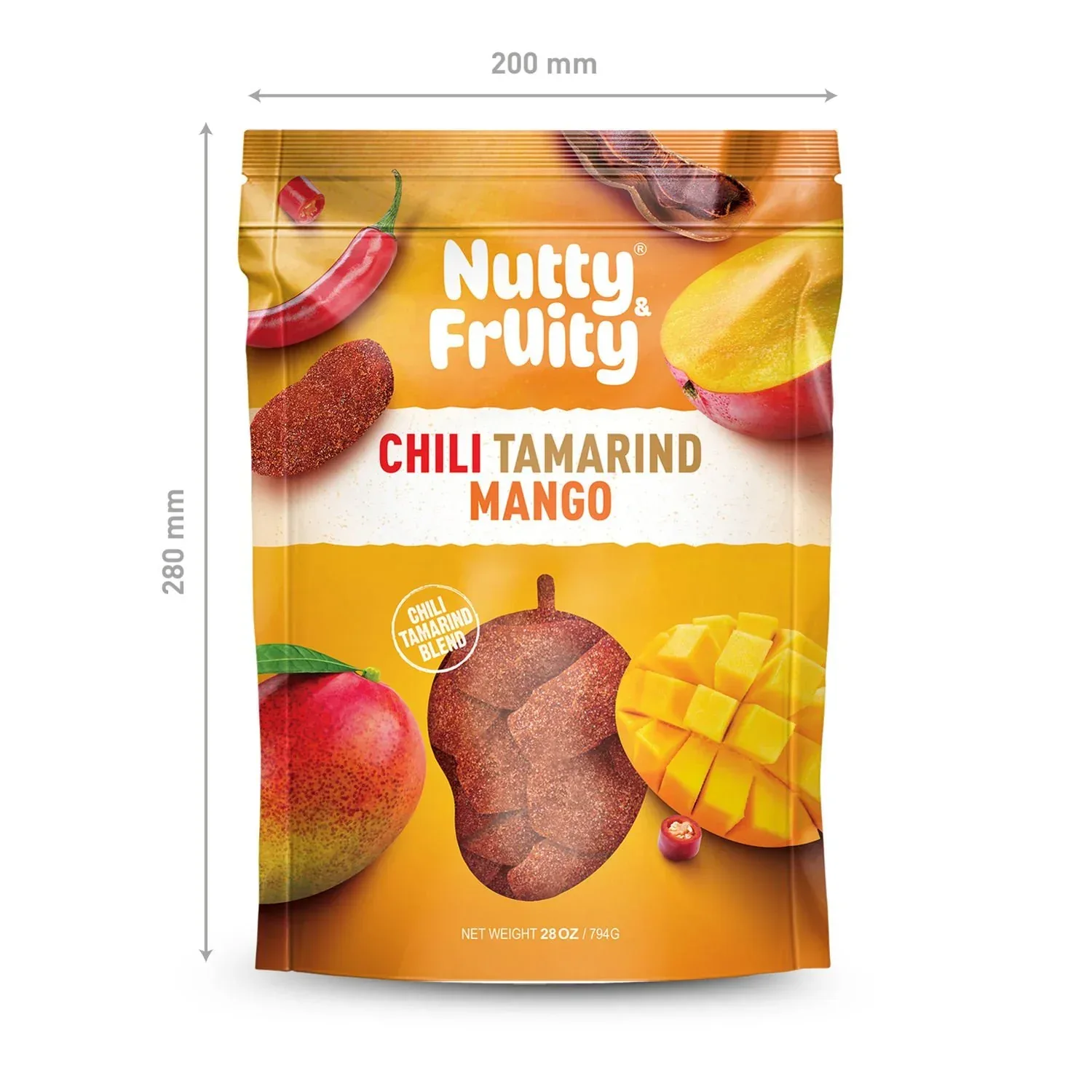 Nutty & Fruity Chili Tamarind Mango, 28 oz. - Image 3