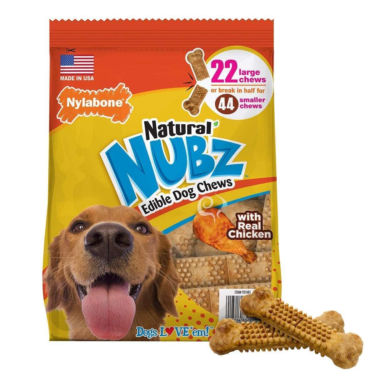 Nylabone NUBZ Dog Chews, 22-count, 2-pack - Image 2