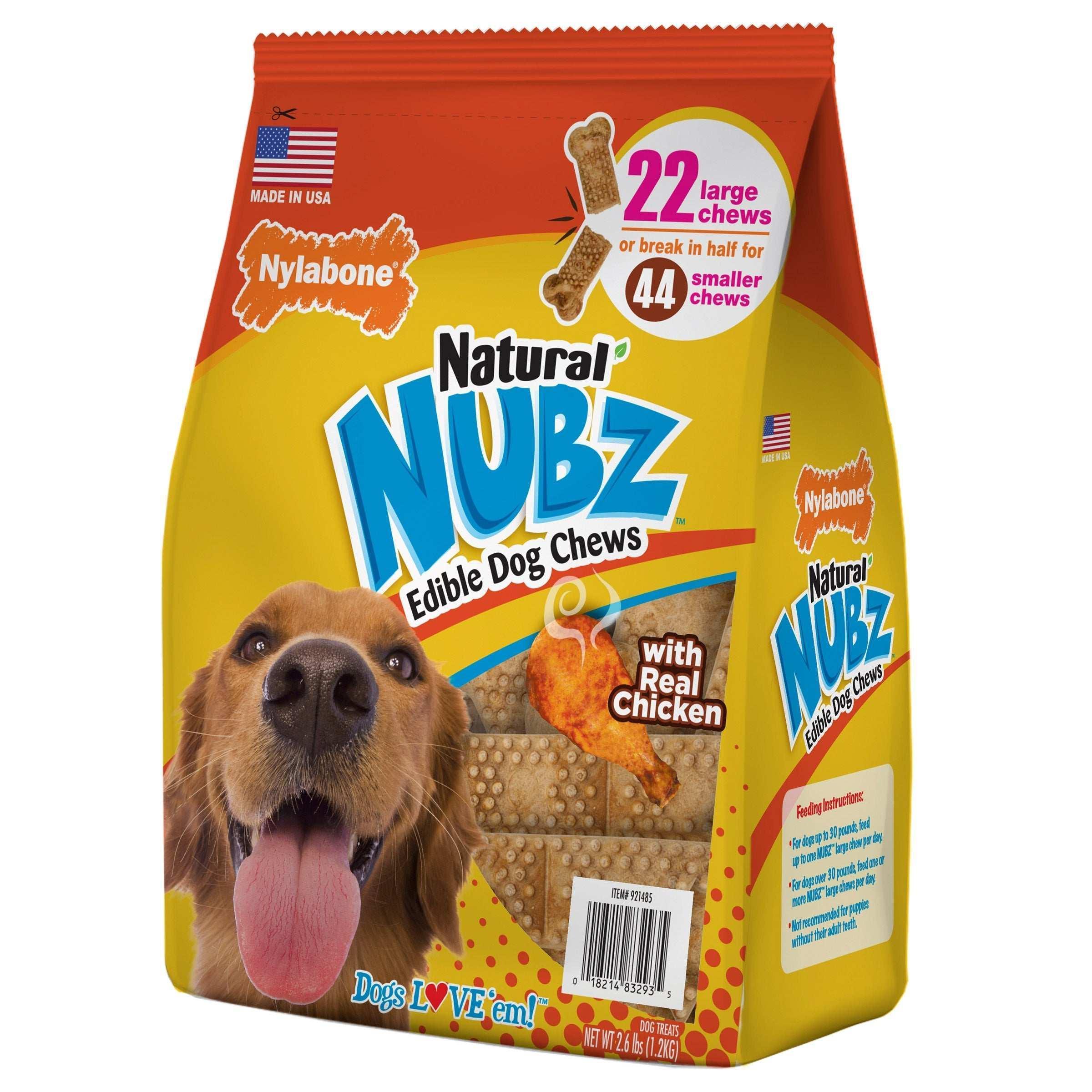 Nylabone NUBZ Dog Chews, 22-count, 2-pack - Image 5