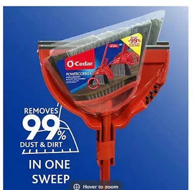 O-Cedar Broom and Dust Pan Set, 4 pk. - Image 3