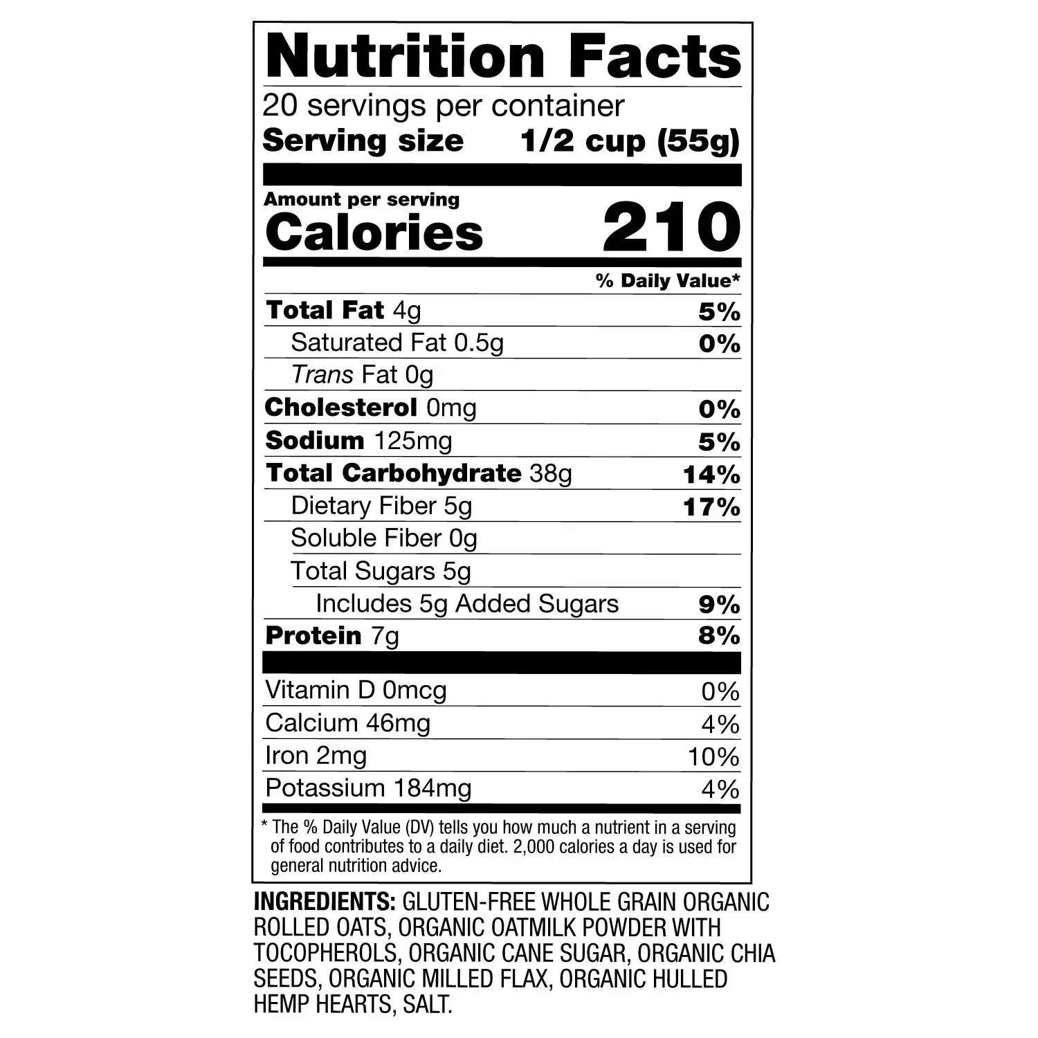Oatsome Classic Overnight Oats, 2.5 lbs. - Image 2