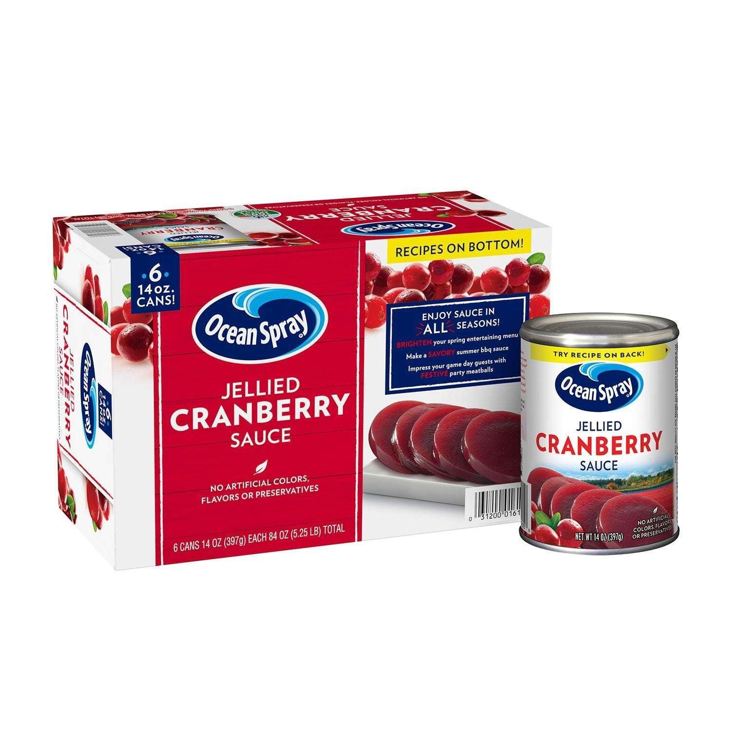 Ocean Spray Jellied Cranberry Sauce, 14 oz., 6 pk. - Image 4