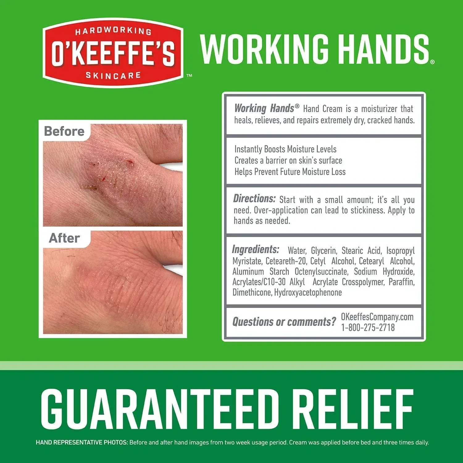 O'Keeffe's Working Hands Hand Cream, 3 oz., 3 pk. - Image 8