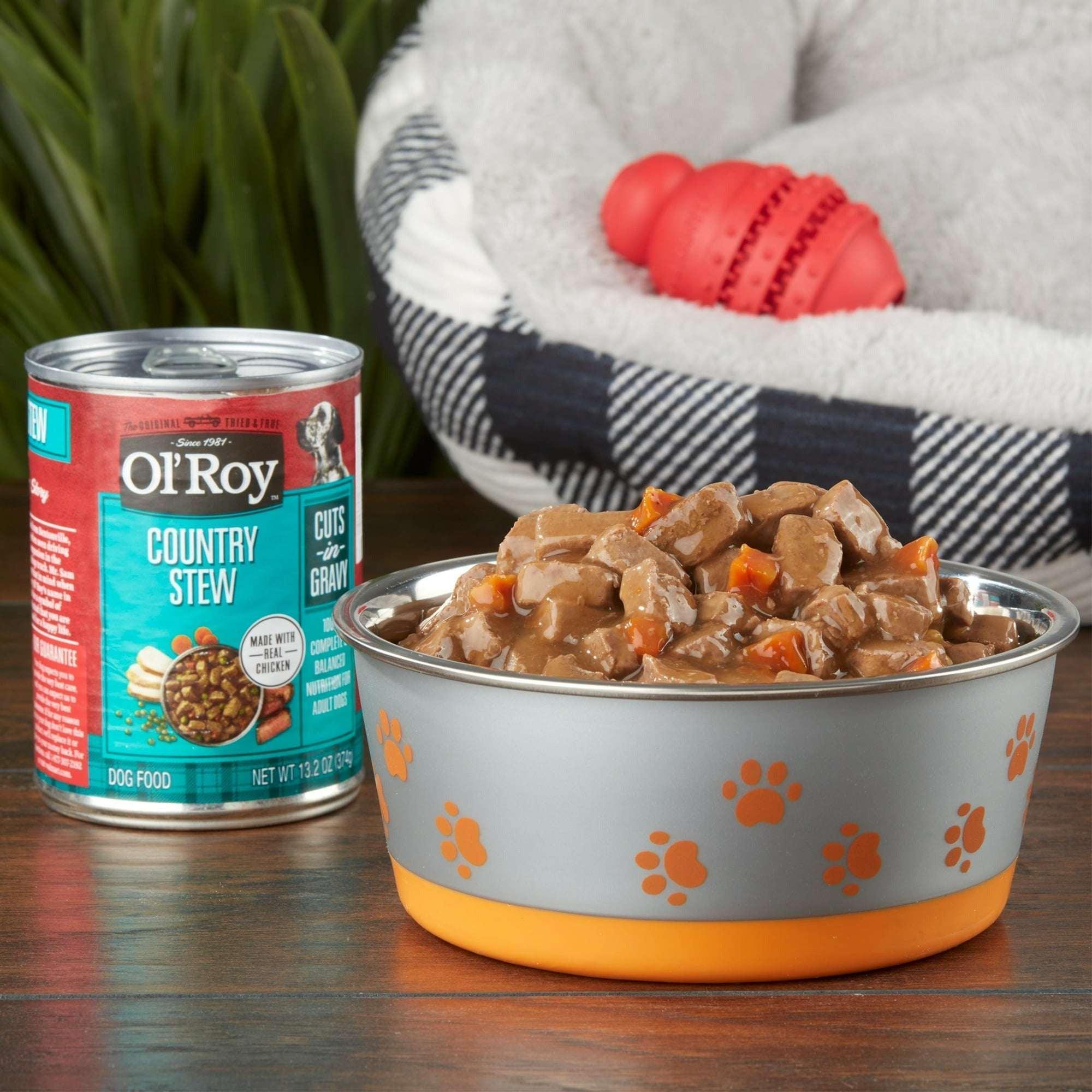 Ol' Roy Chicken Flavor Stew Wet Dog Food for Adult, 13.2 oz. Can - Image 13