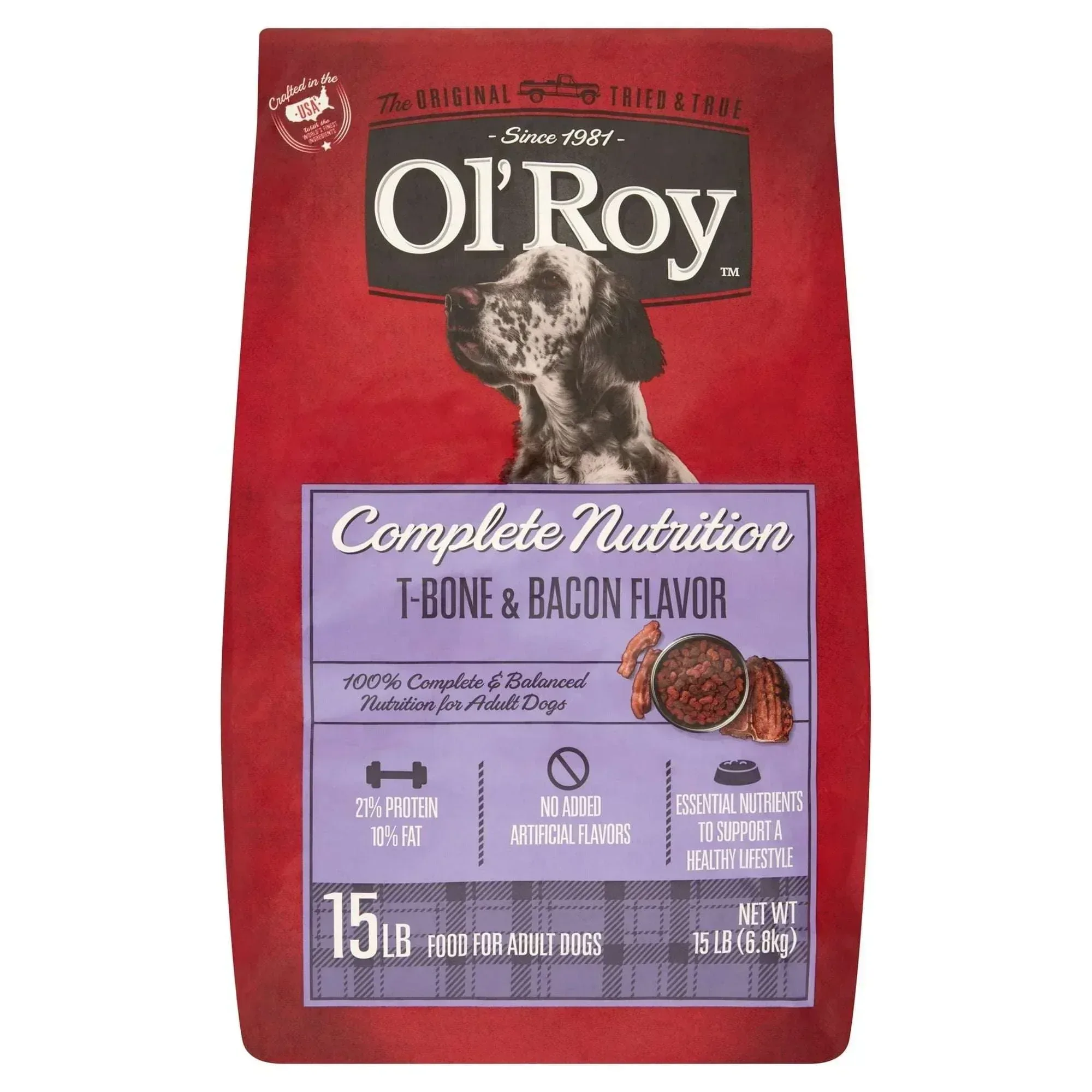 Ol' Roy Complete Nutrition T-Bone & Bacon Flavor Dry Dog Food
