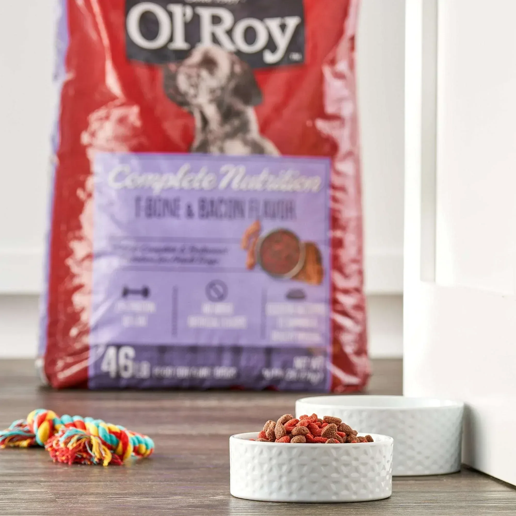 Ol' Roy Complete Nutrition T-Bone & Bacon Flavor Dry Dog Food - Image 13