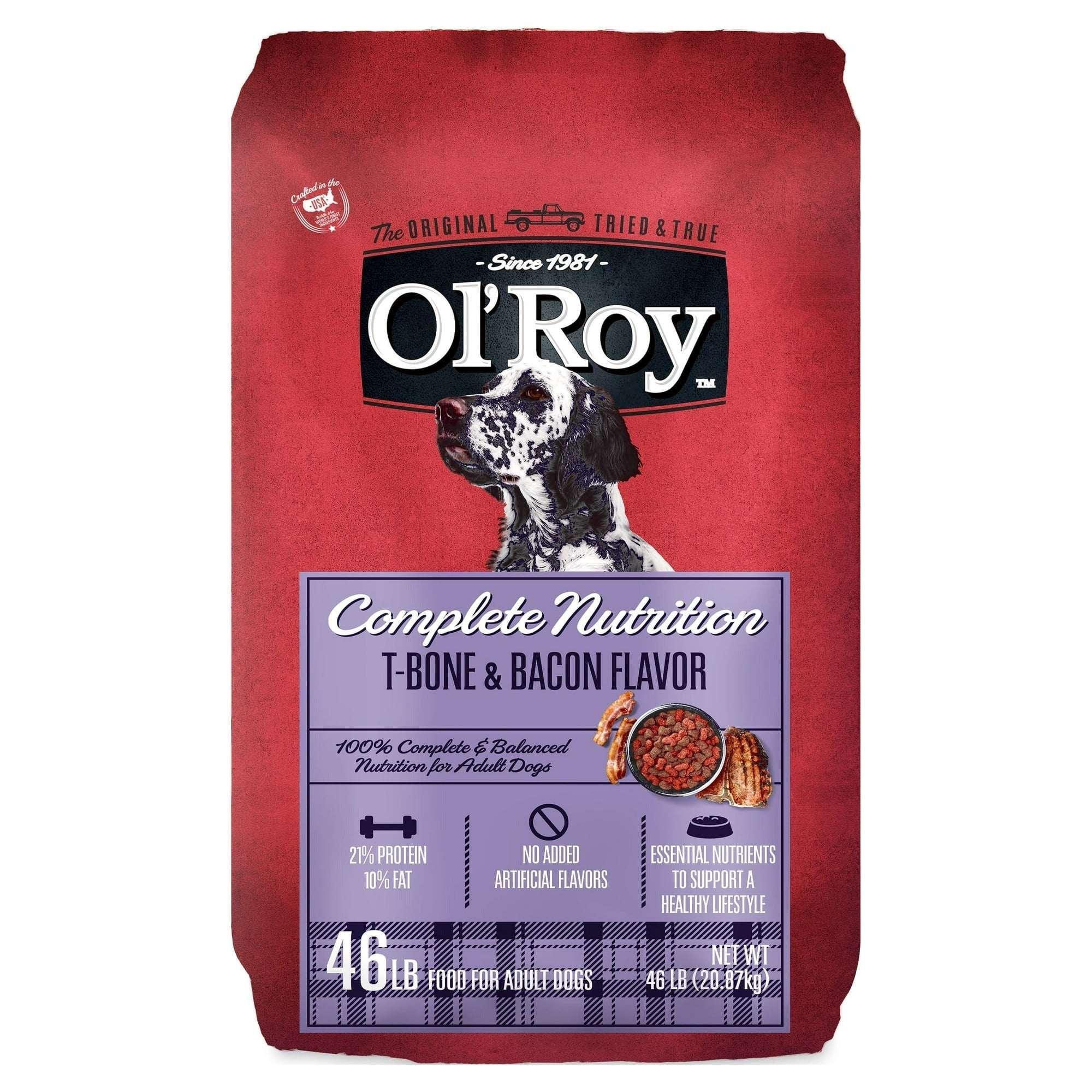Ol' Roy Complete Nutrition T-Bone & Bacon Flavor Dry Dog Food - Image 9