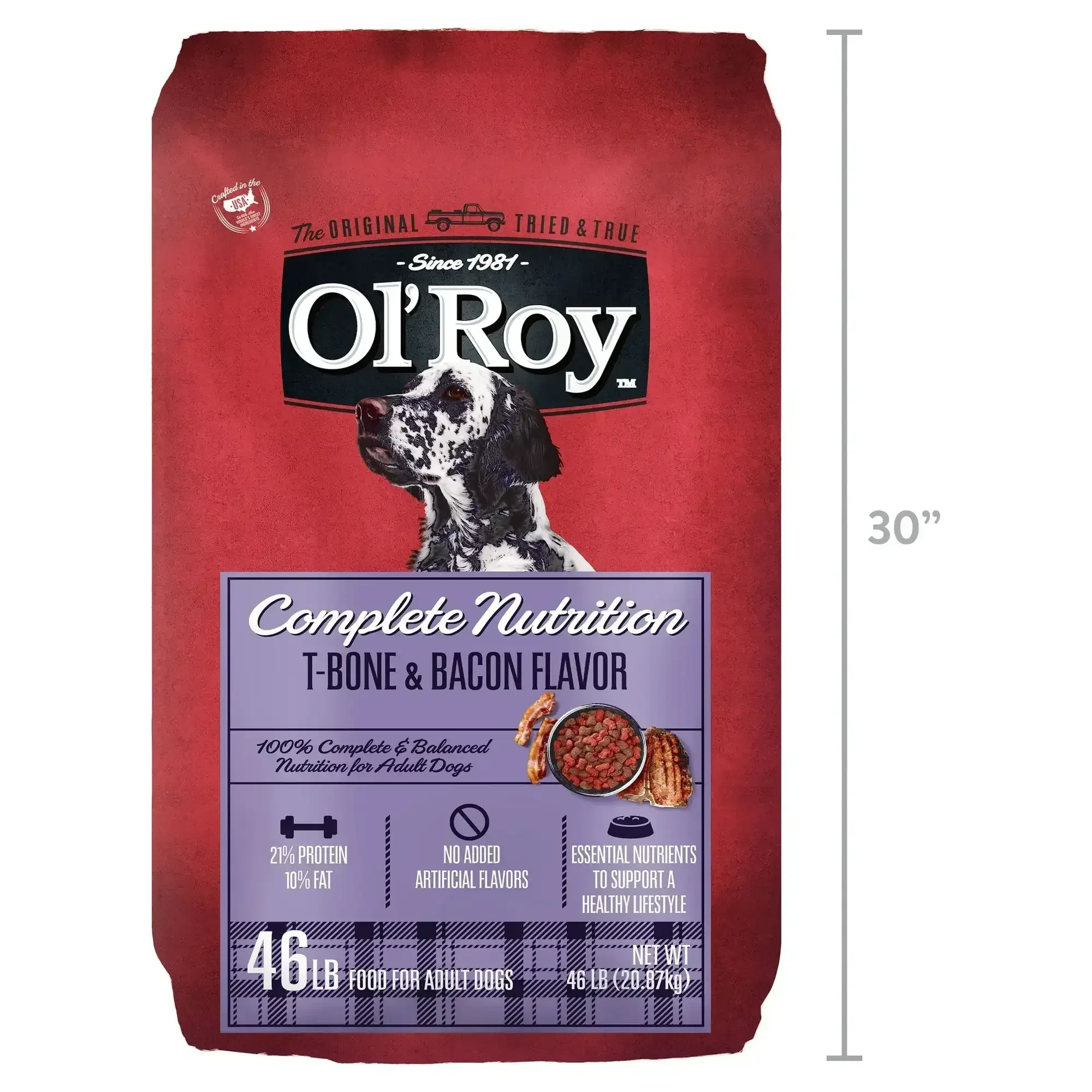 Ol' Roy Complete Nutrition T-Bone & Bacon Flavor Dry Dog Food - Image 3