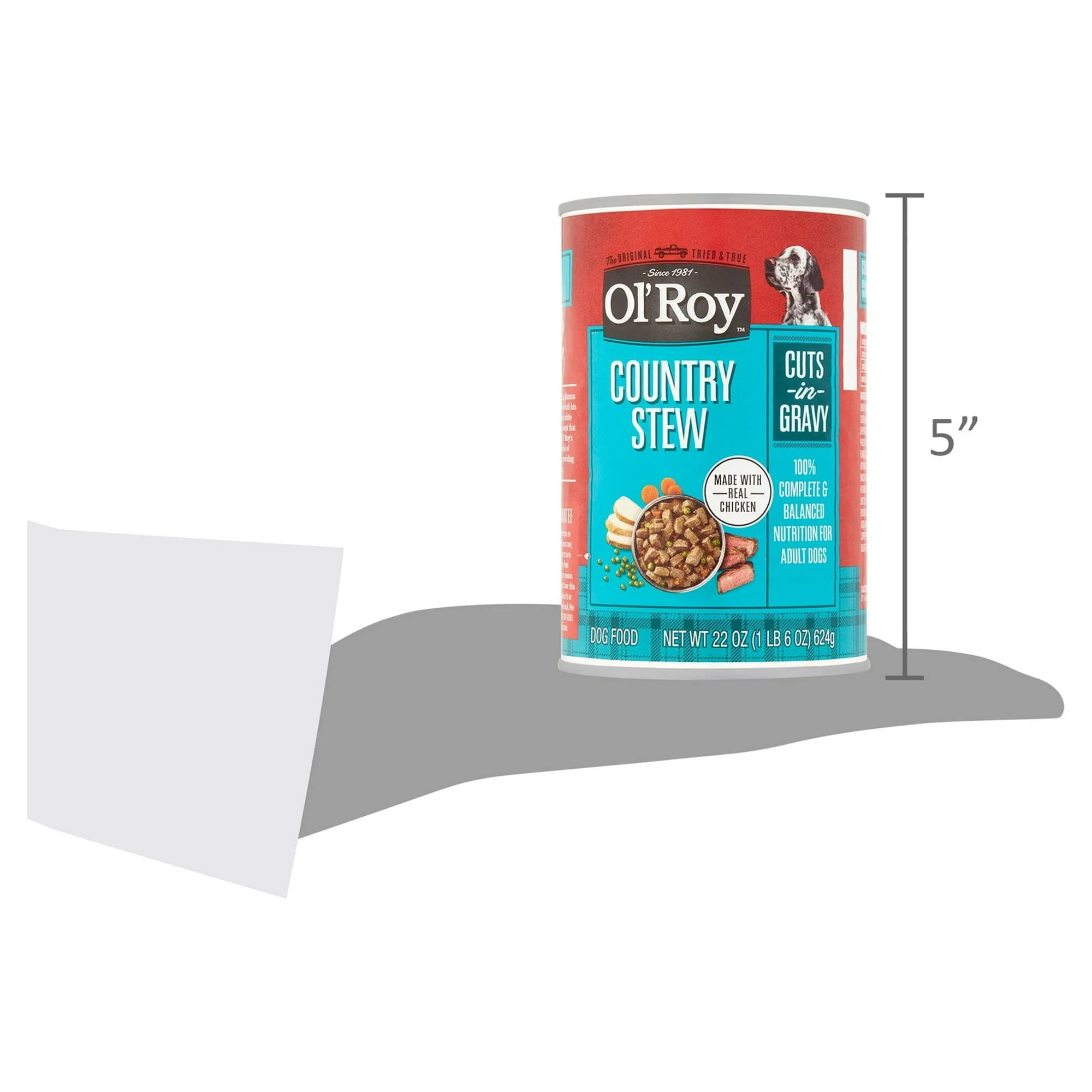 Ol' Roy Country Stew Cuts in Gravy Wet Dog Food, 22 oz - Image 10
