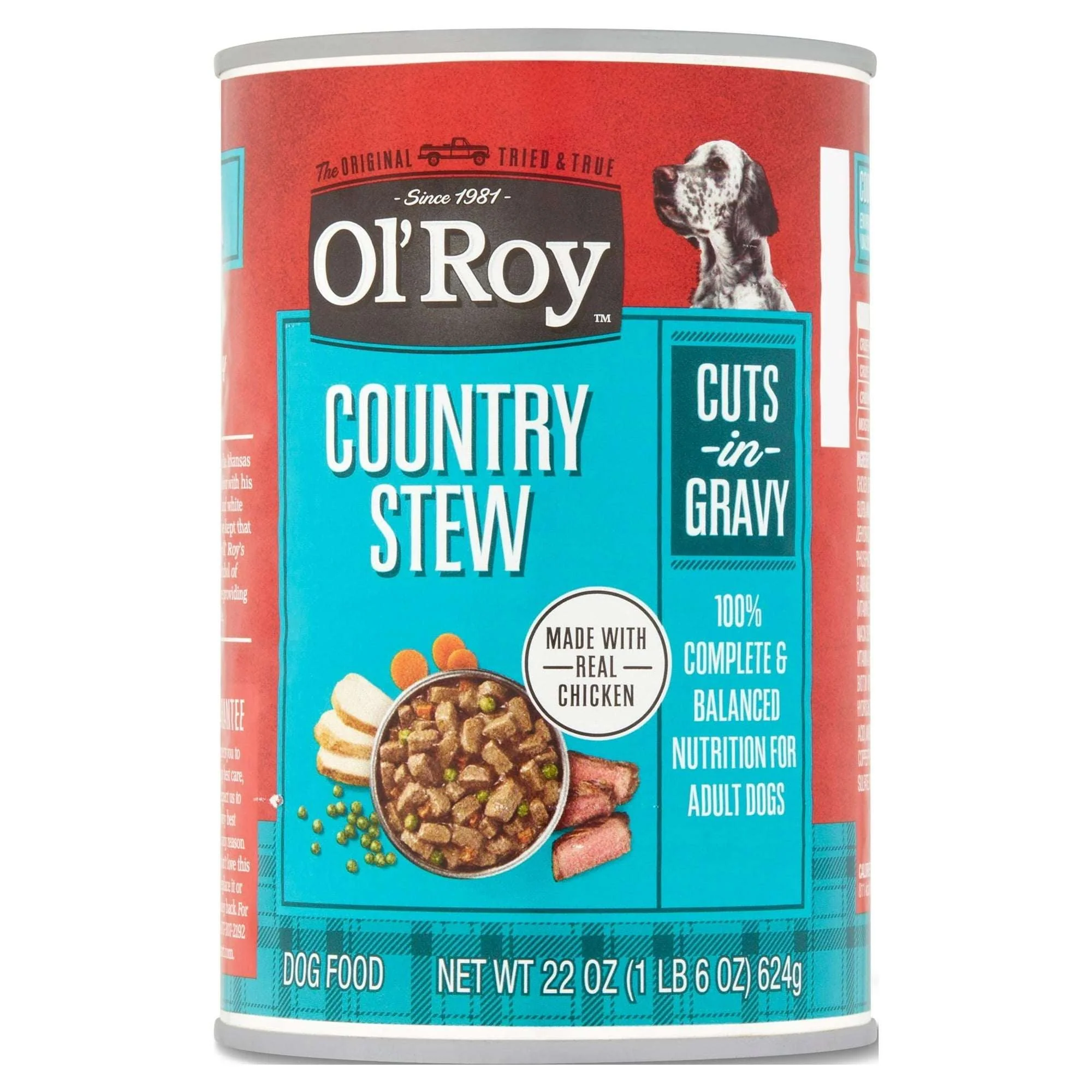Ol' Roy Country Stew Cuts in Gravy Wet Dog Food, 22 oz - Image 2