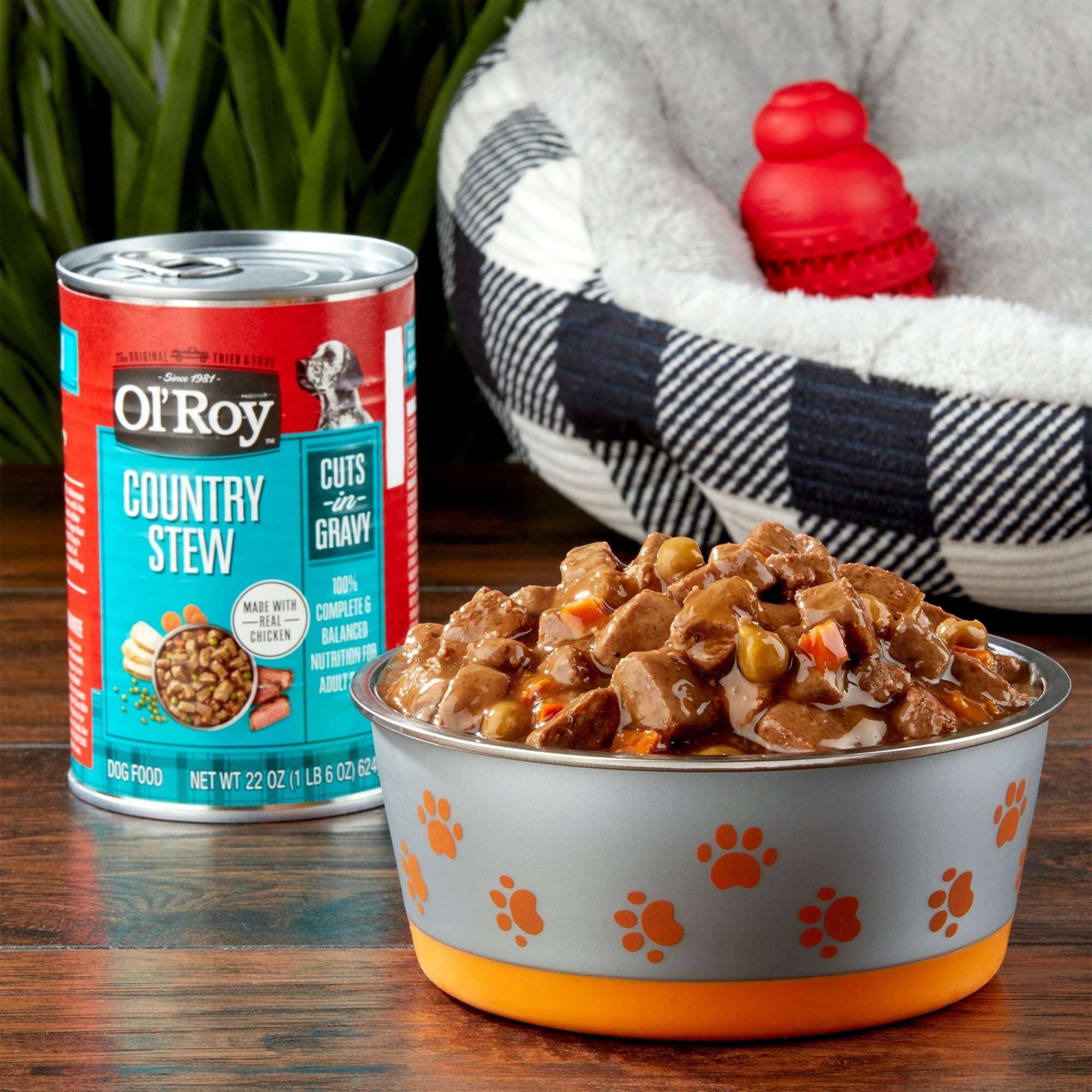 Ol' Roy Country Stew Cuts in Gravy Wet Dog Food, 22 oz - Image 3