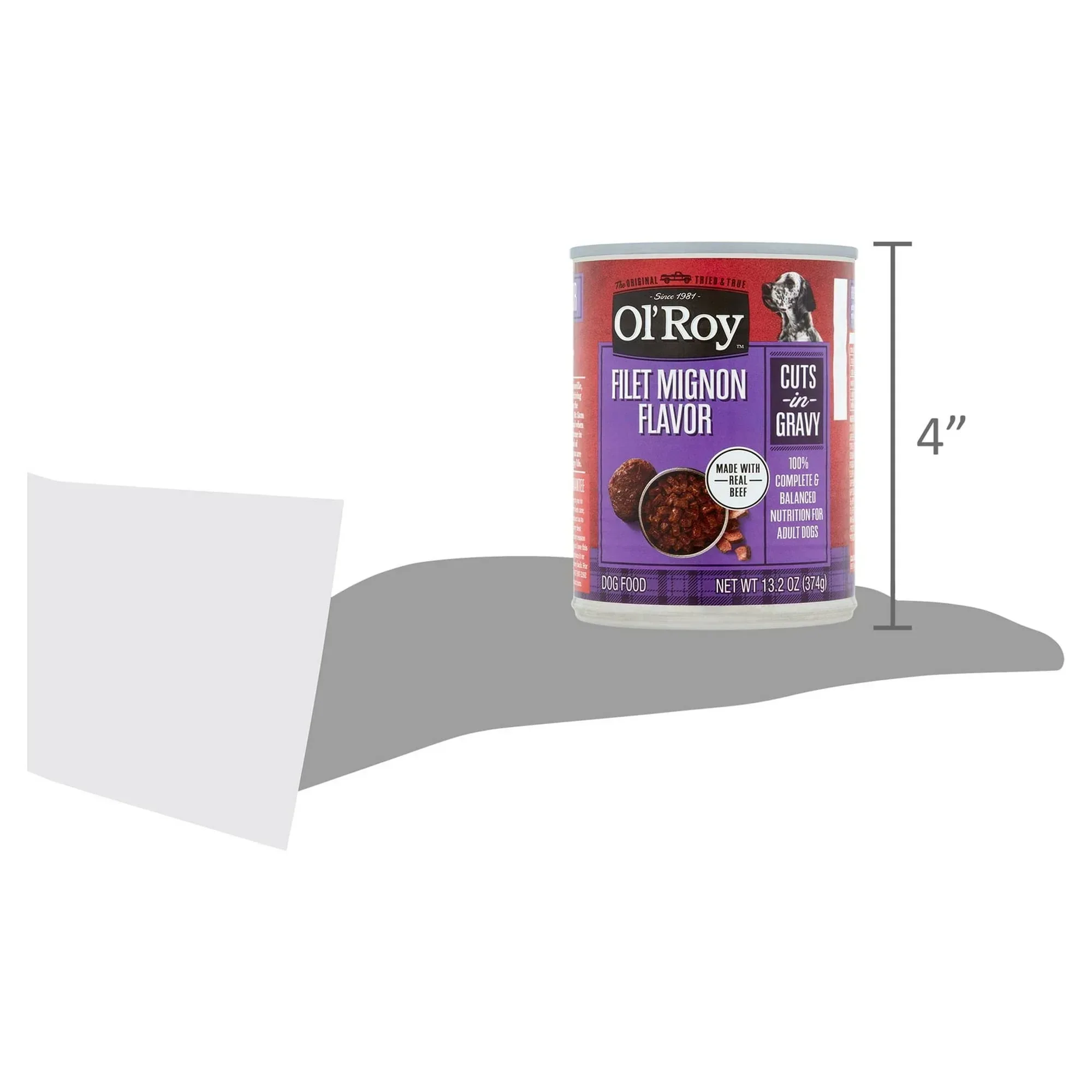 Ol' Roy Filet Mignon Flavor Cuts in Gravy, 13.2 oz Can - Image 13